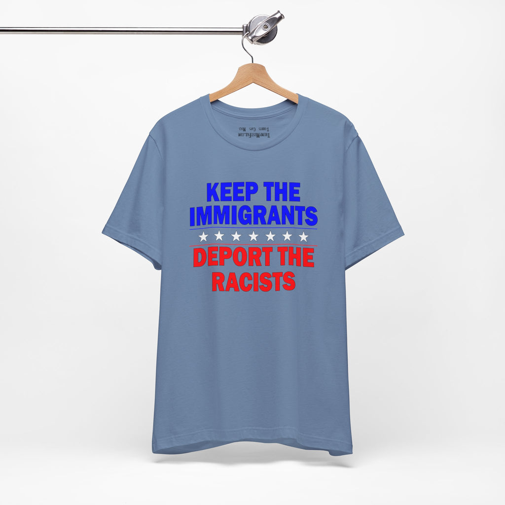 DEPOT THE RACIST T-SHIRT/STEEL BLUE