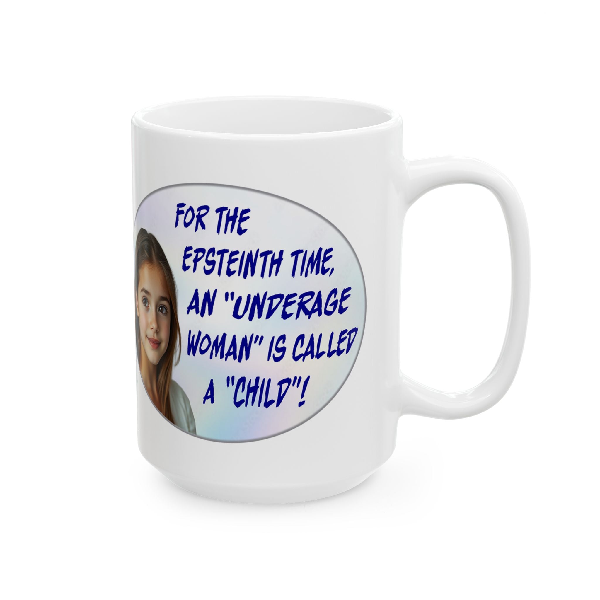 EPSTEINTH TIME CERAMIC MUG/WHITE