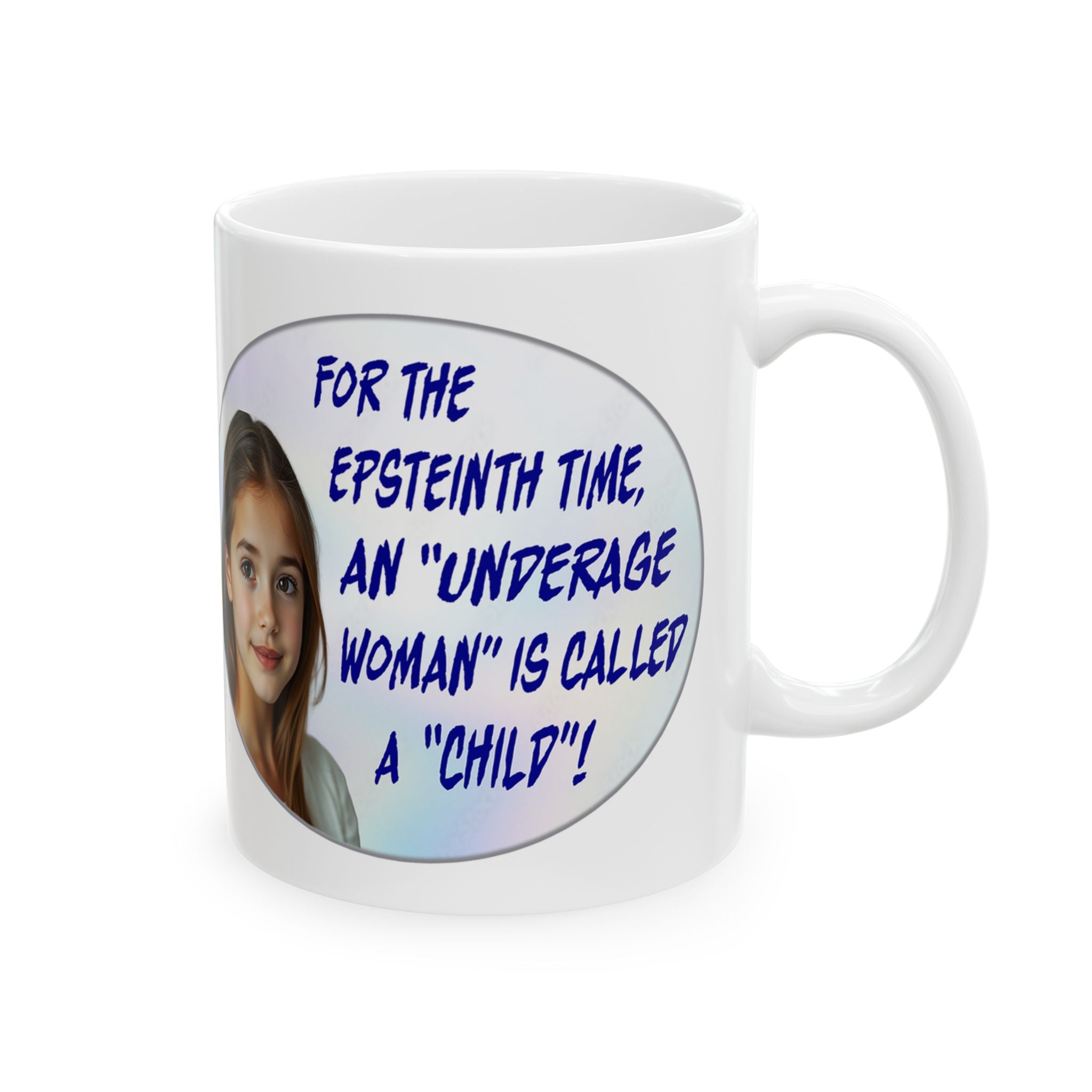 EPSTEINTH TIME CERAMIC MUG/WHITE