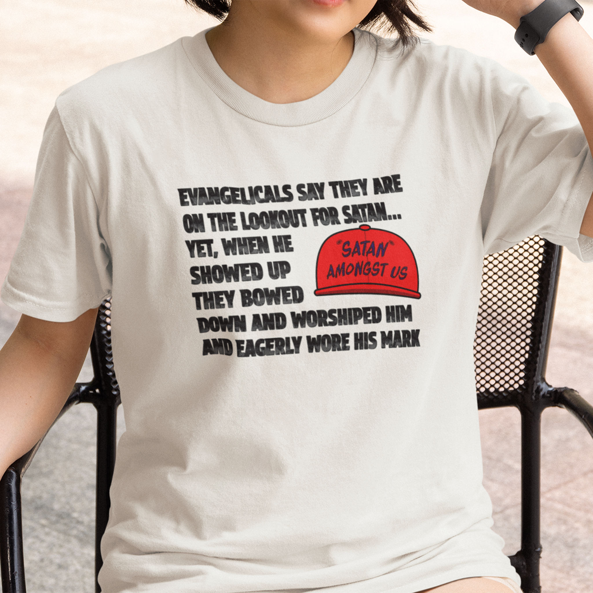 EVANGELICALS T-SHIRT/WHITE