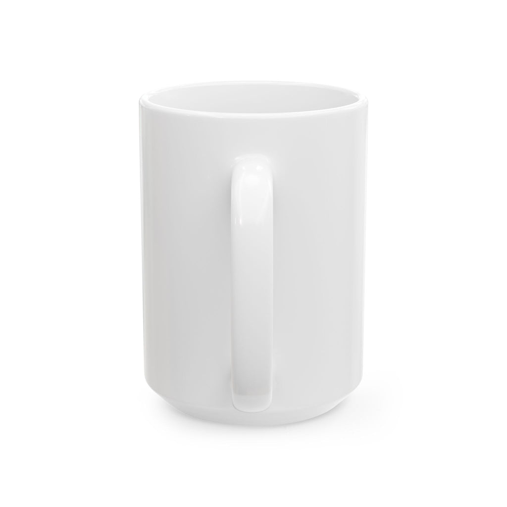 FASCISM IS NOT PATRIOTISM CERAMIC MUG/WHITE
