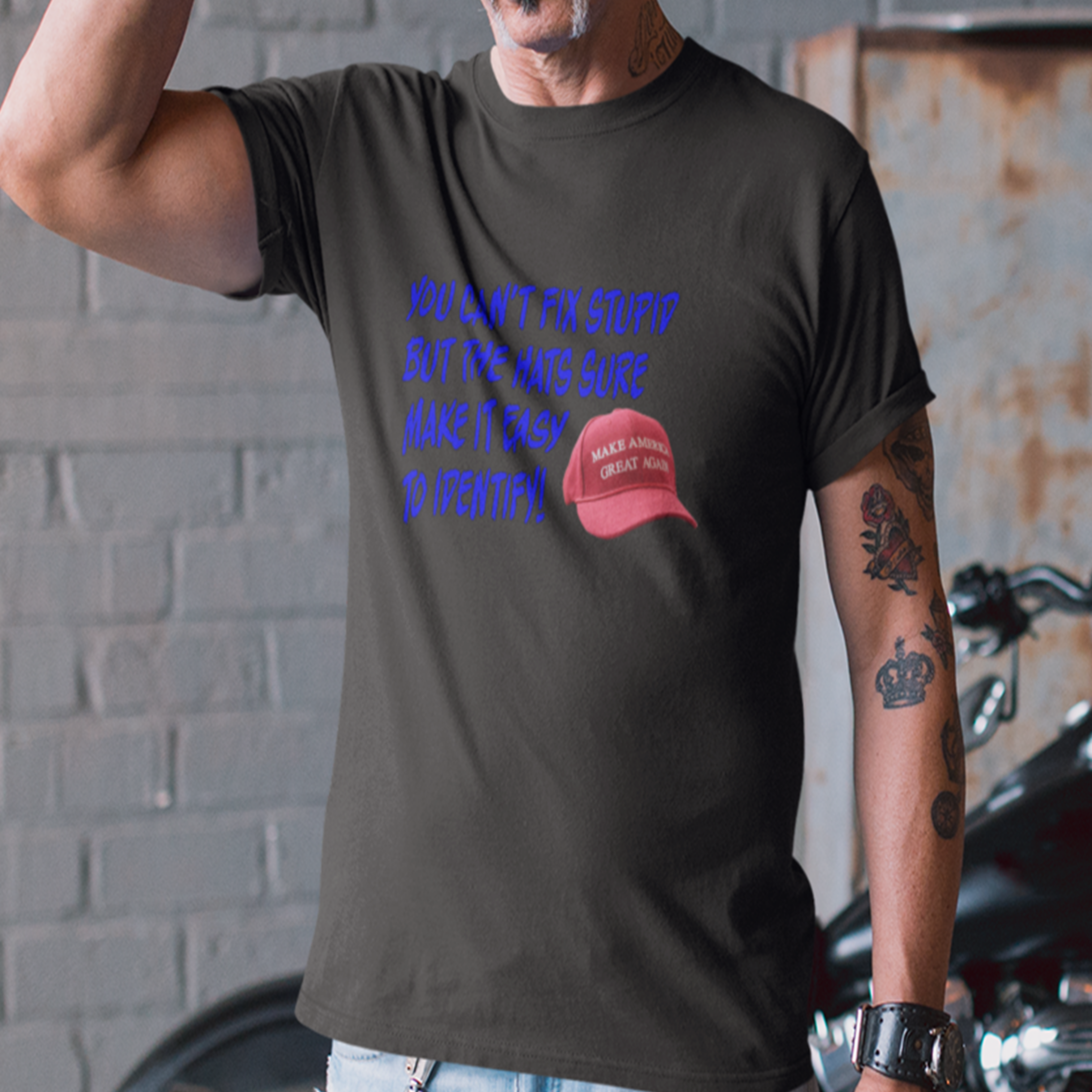 FIX STUPID T-SHIRT/BLACK