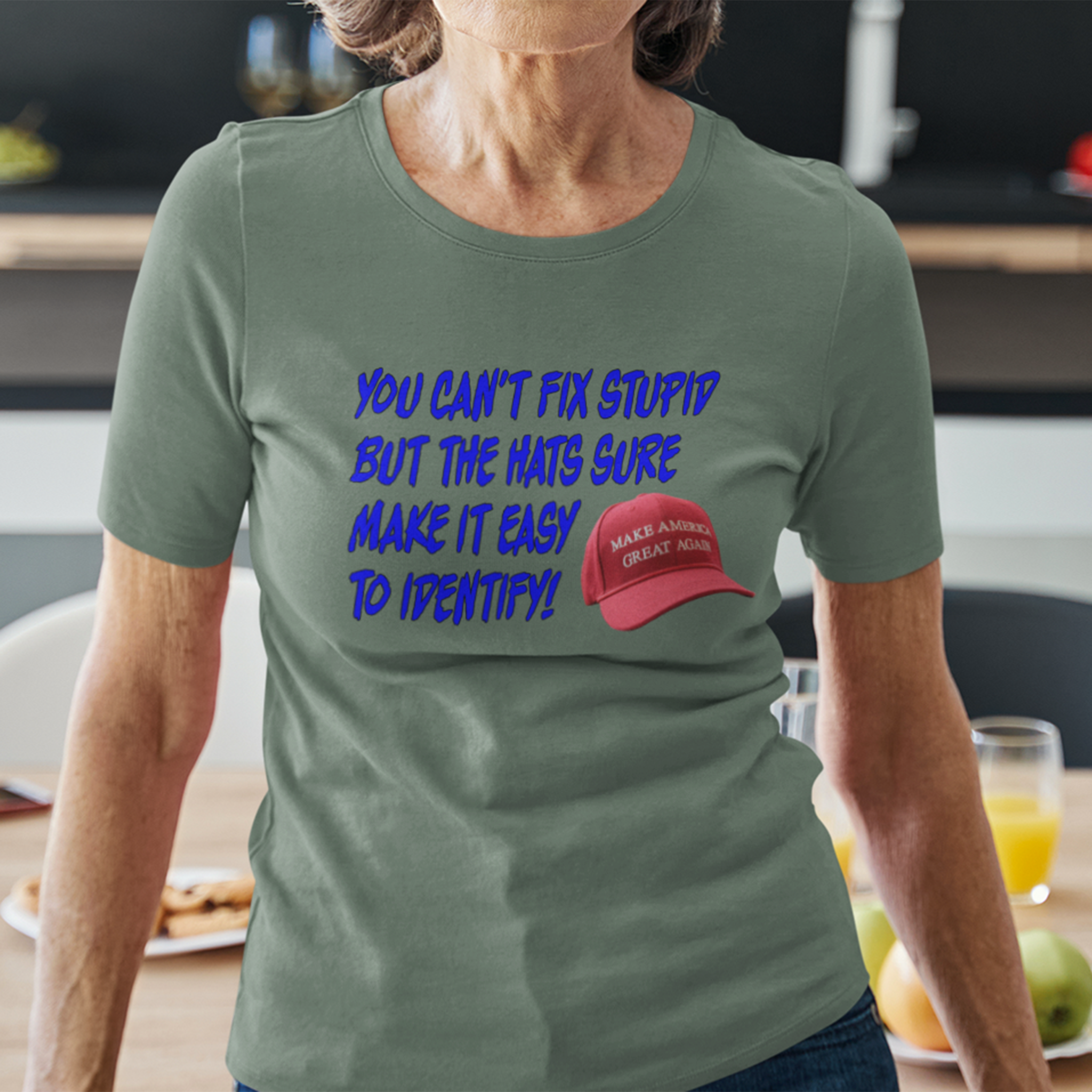 FIX STUPID T-SHIRT/MILITARY GREEN