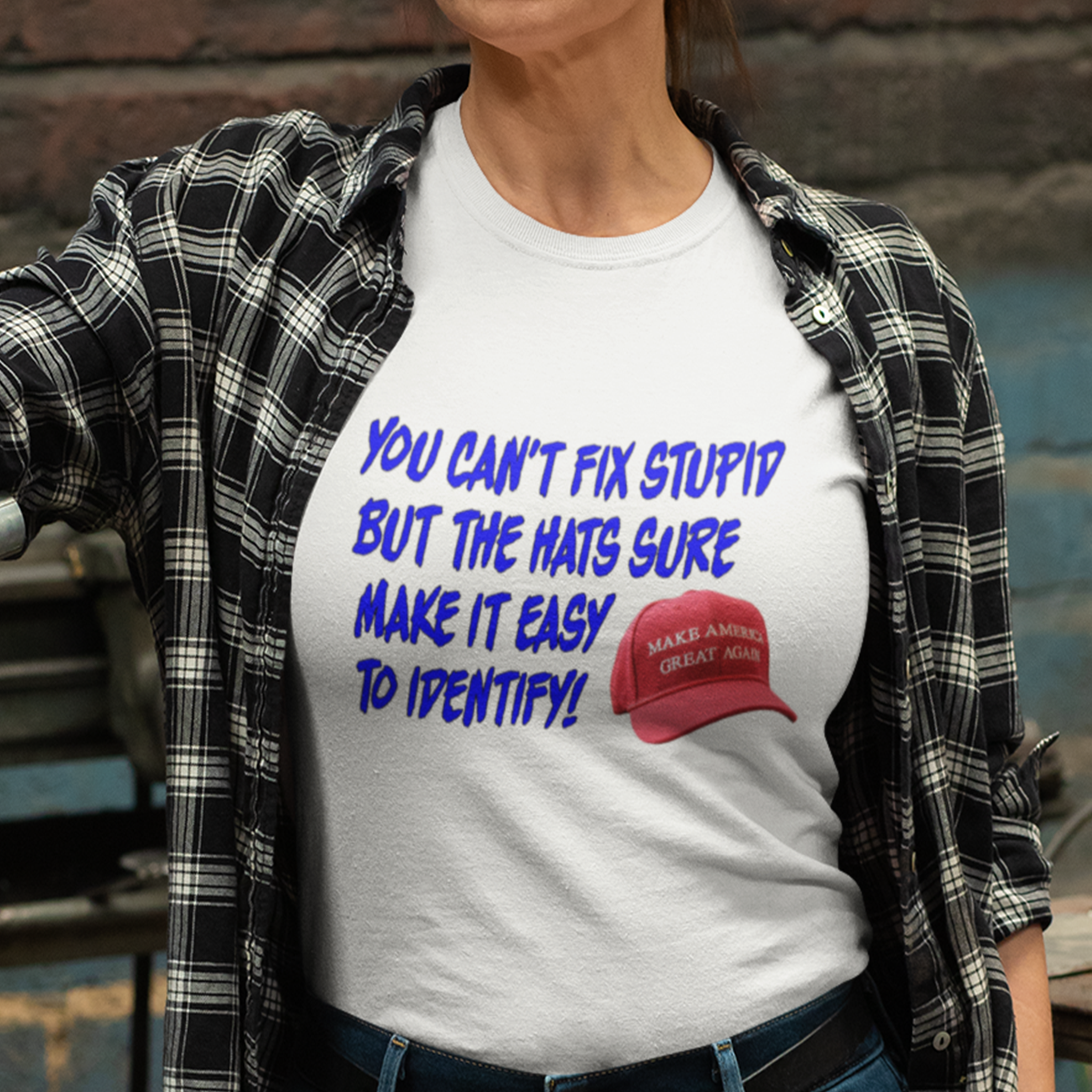 FIX STUPID T-SHIRT/WHITE