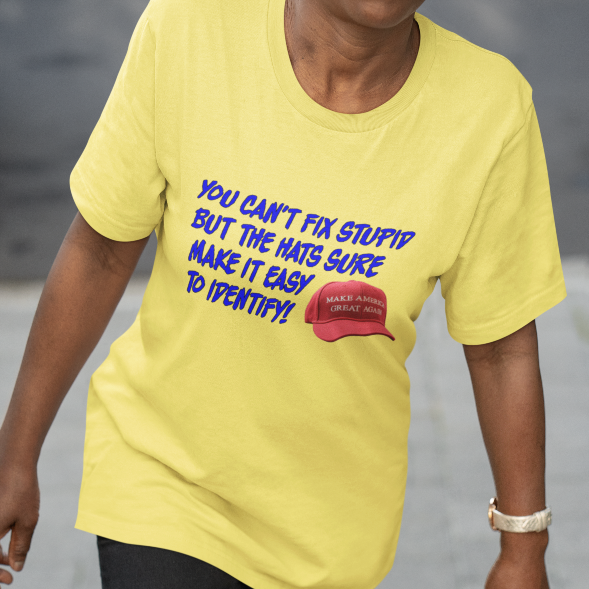 FIX STUPID T-SHIRT/YELLOW