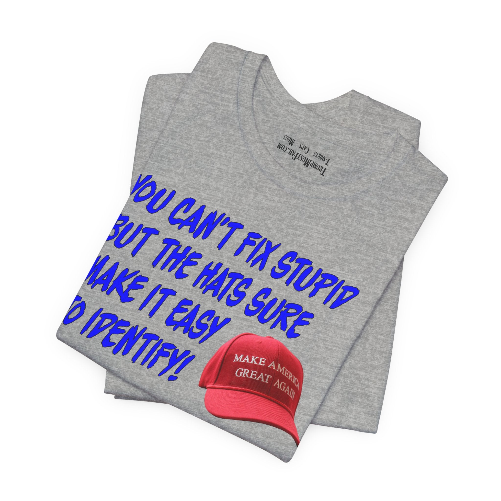 FIX STUPID T-SHIRT/ATHLETIC HEATHER