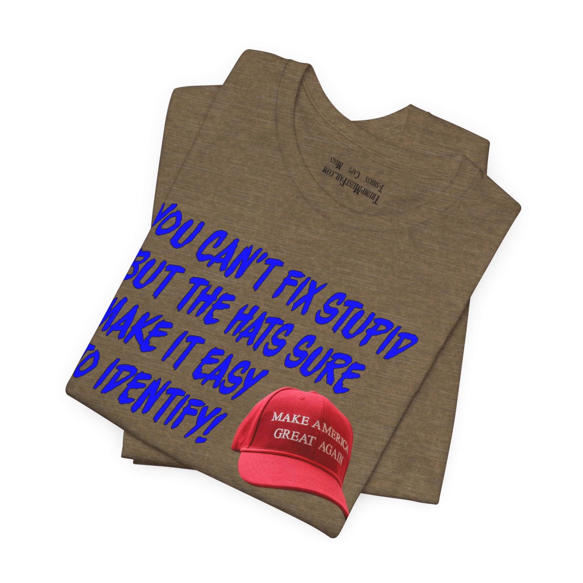 FIX STUPID T-SHIRT/HEATHER OLIVE