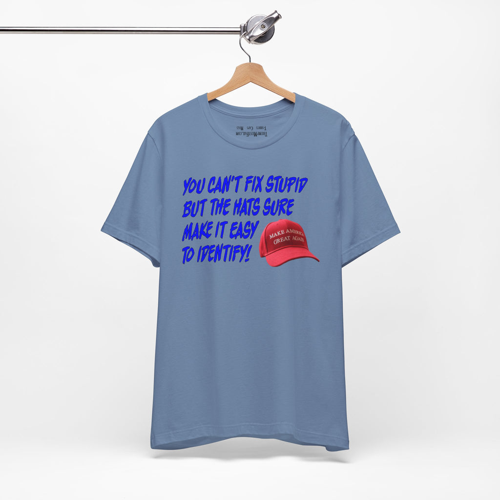 FIX STUPID T-SHIRT/STEEL BLUE