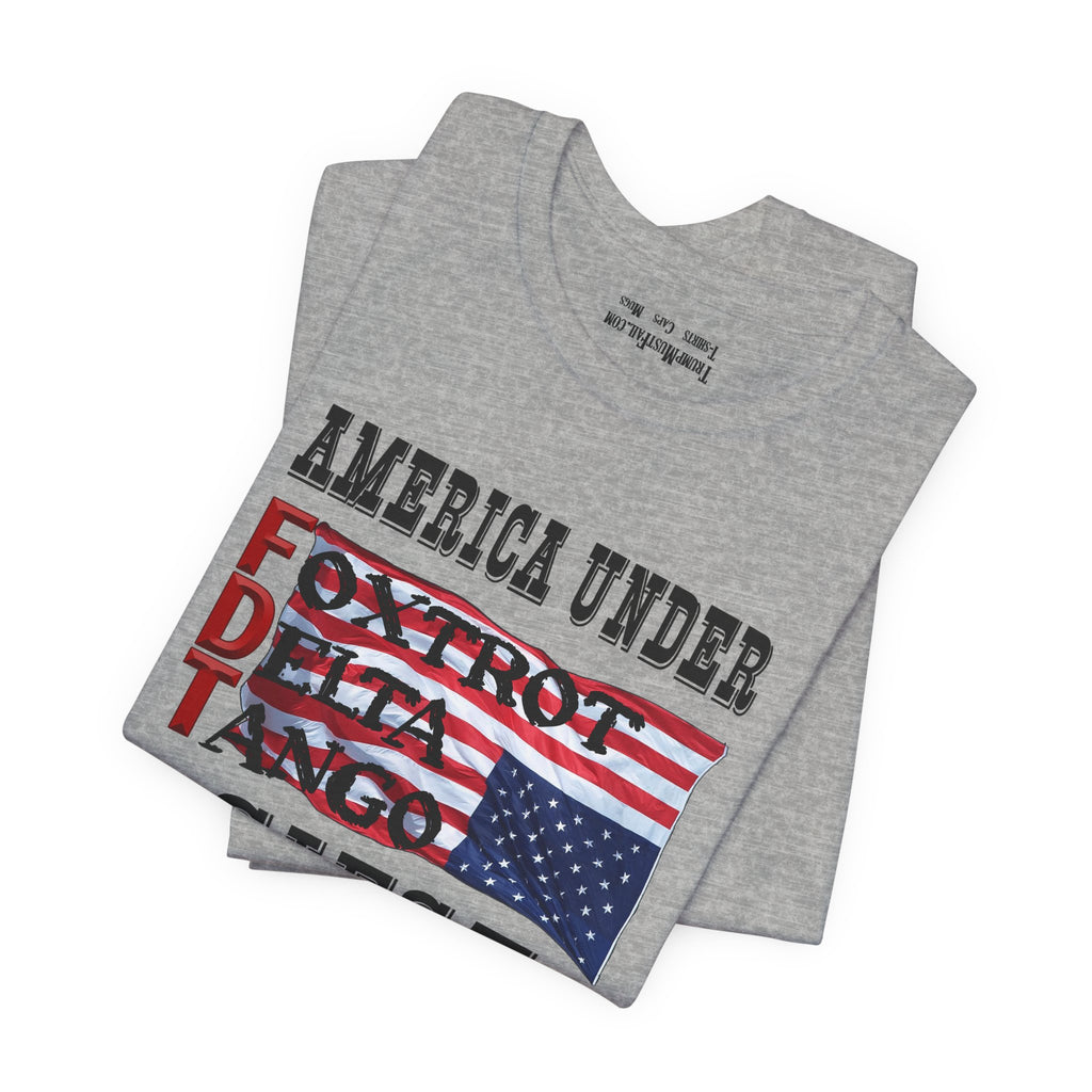 FOXTROT DELTA TANGO 1 T-SHIRT/ATHLETIC HEATHER