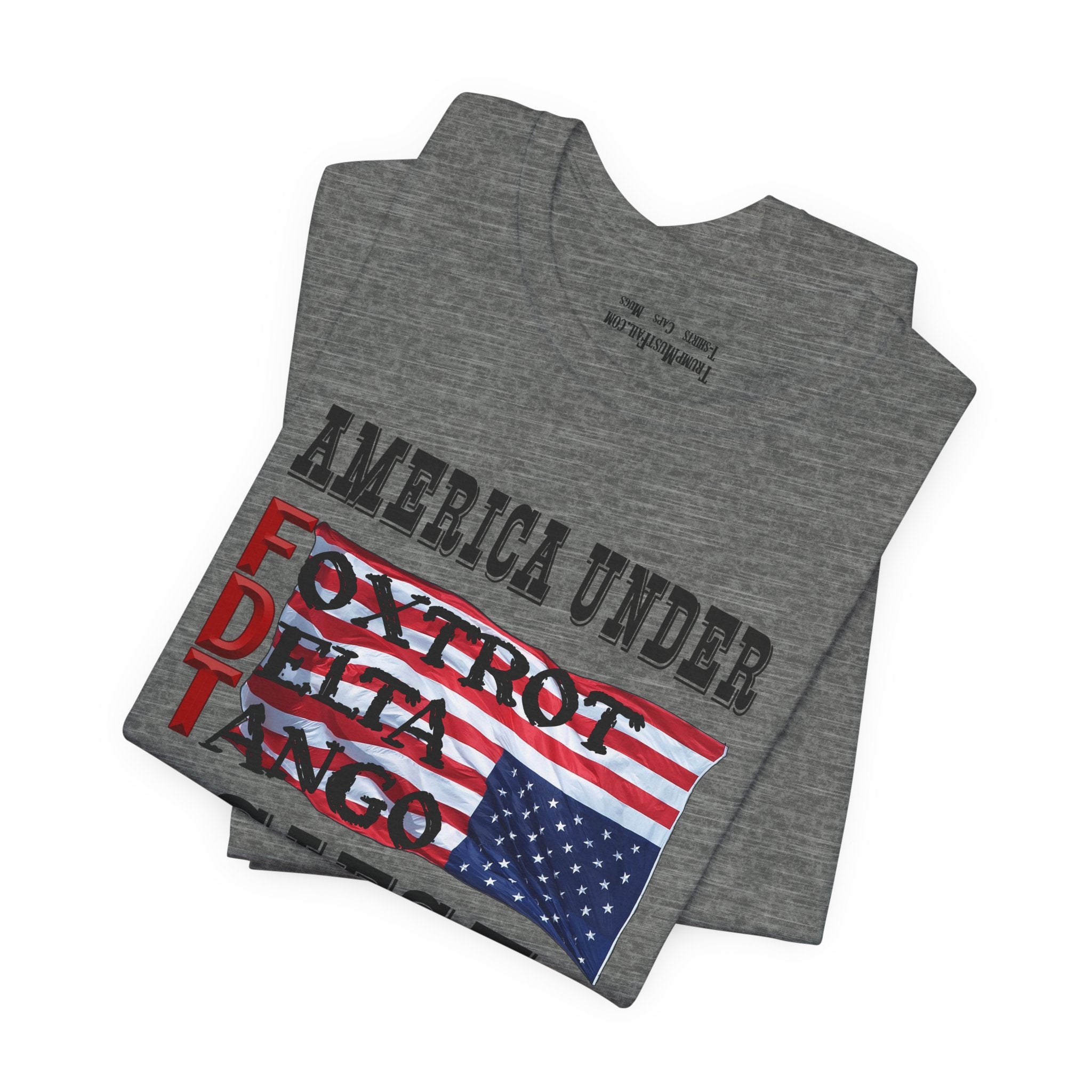 FOXTROT DELTA TANGO 1 T-SHIRT/DEEP HEATHER