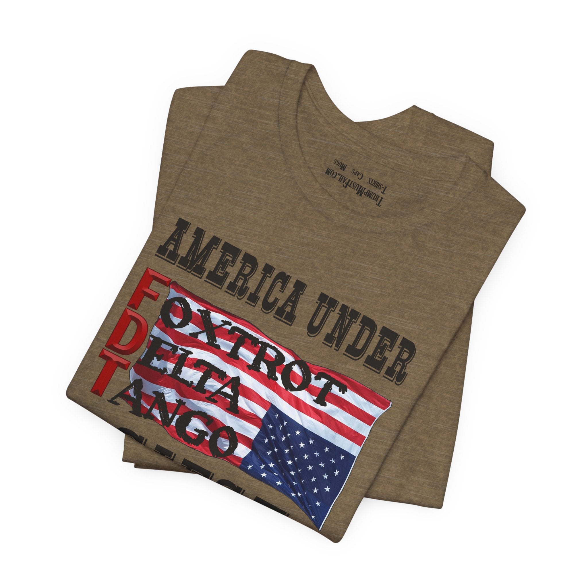 FOXTROT DELTA TANGO 1 T-SHIRT/HEATHER OLIVE