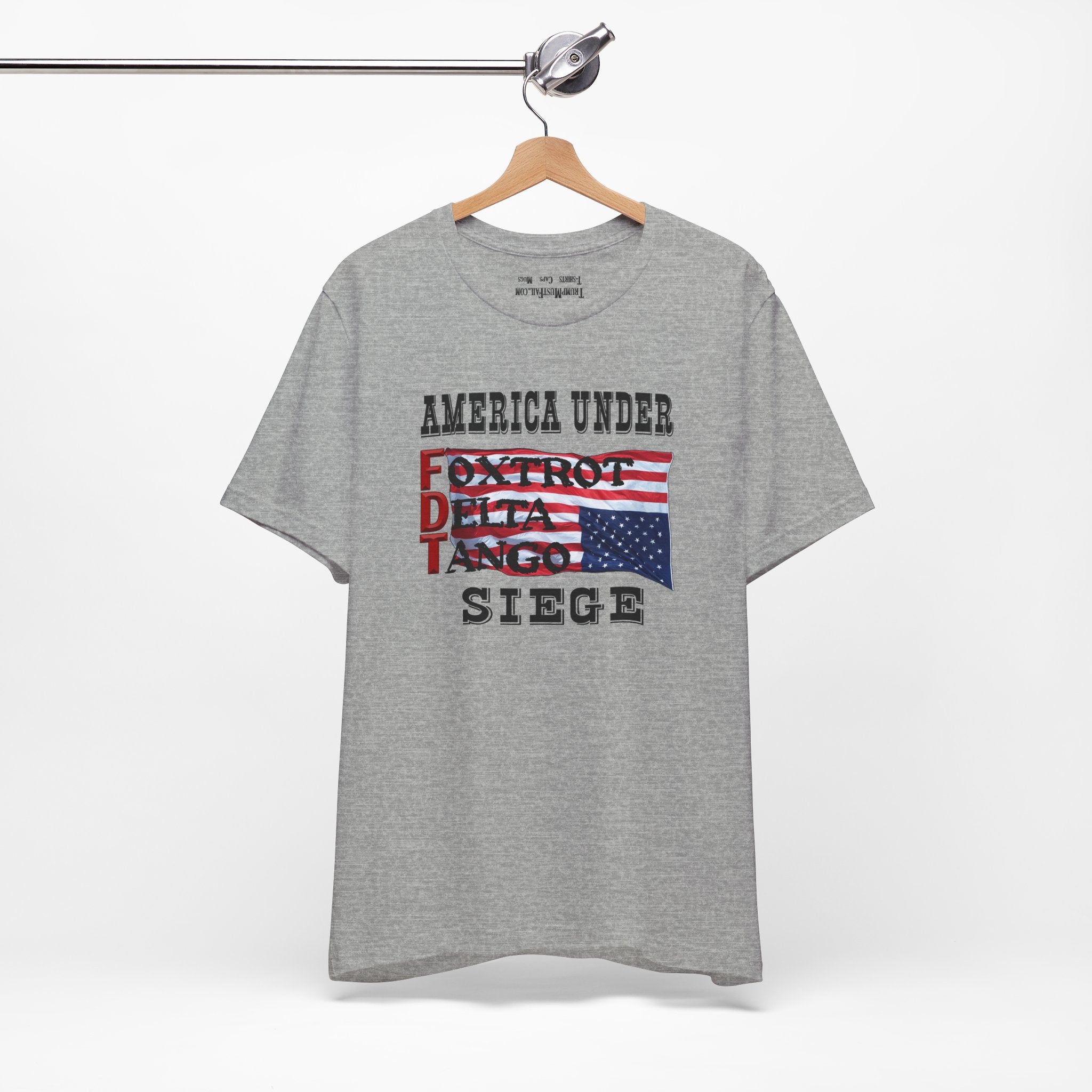 FOXTROT DELTA TANGO 1 T-SHIRT/ATHLETIC HEATHER