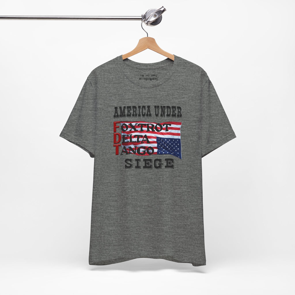 FOXTROT DELTA TANGO 1 T-SHIRT/DEEP HEATHER