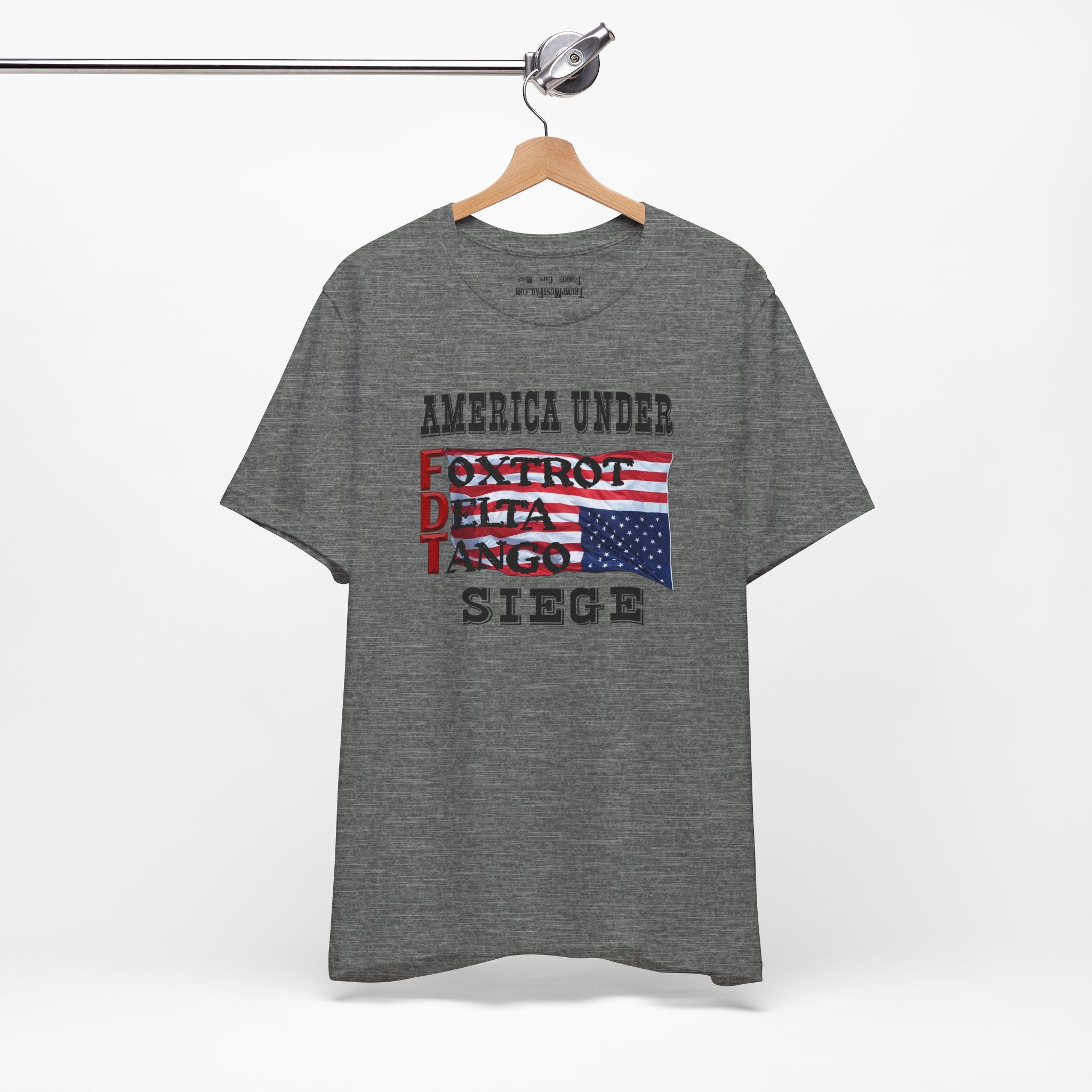 FOXTROT DELTA TANGO 1 T-SHIRT/DEEP HEATHER