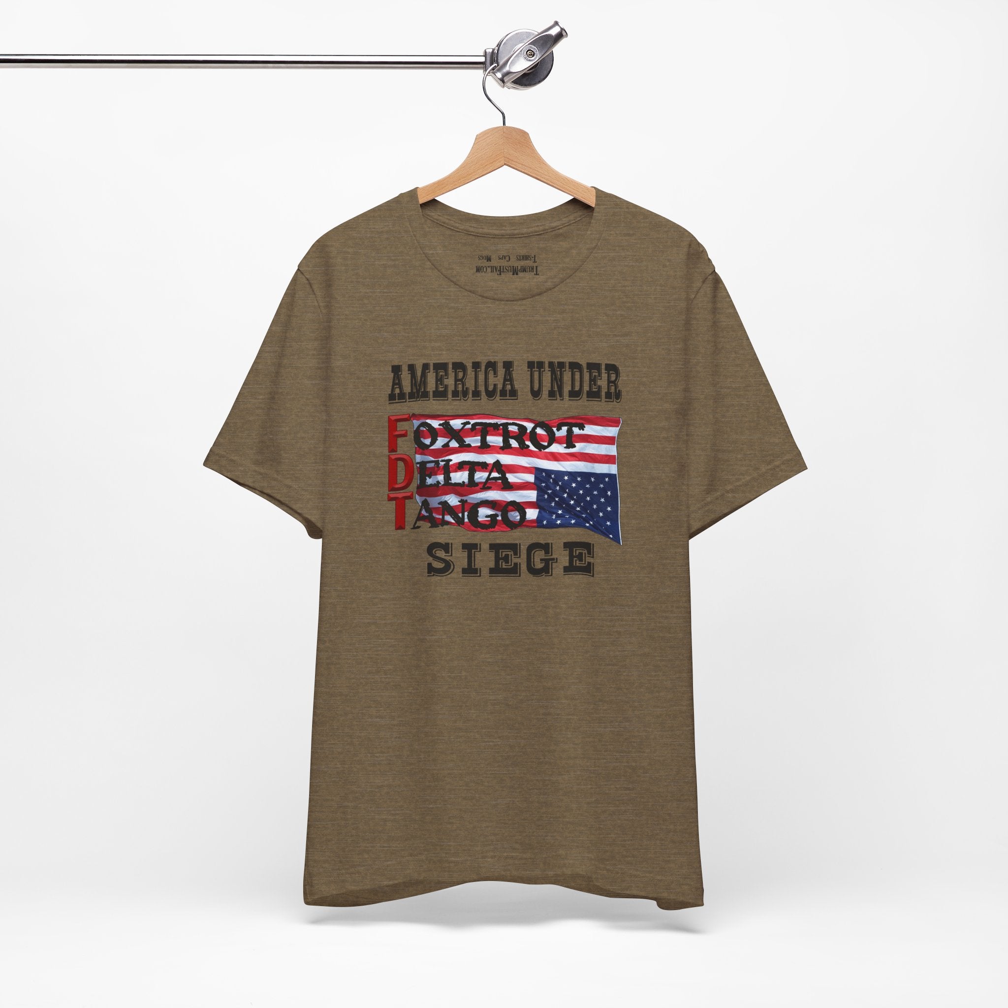 FOXTROT DELTA TANGO 1 T-SHIRT/HEATHER OLIVE