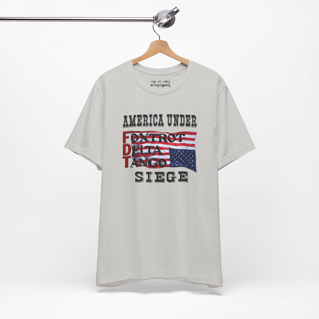 FOXTROT DELTA TANGO 1 T-SHIRT/SILVER
