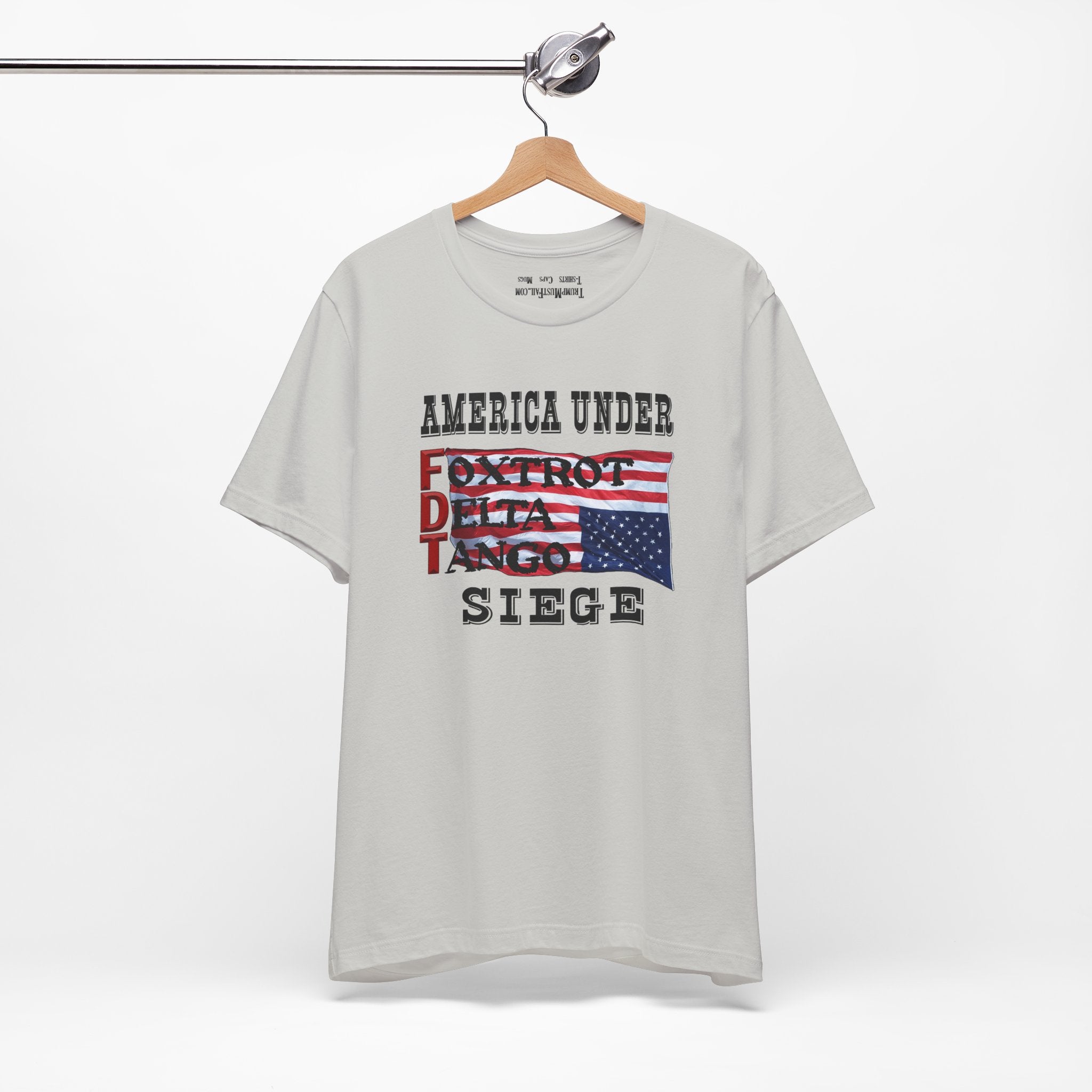 FOXTROT DELTA TANGO 1 T-SHIRT/SILVER