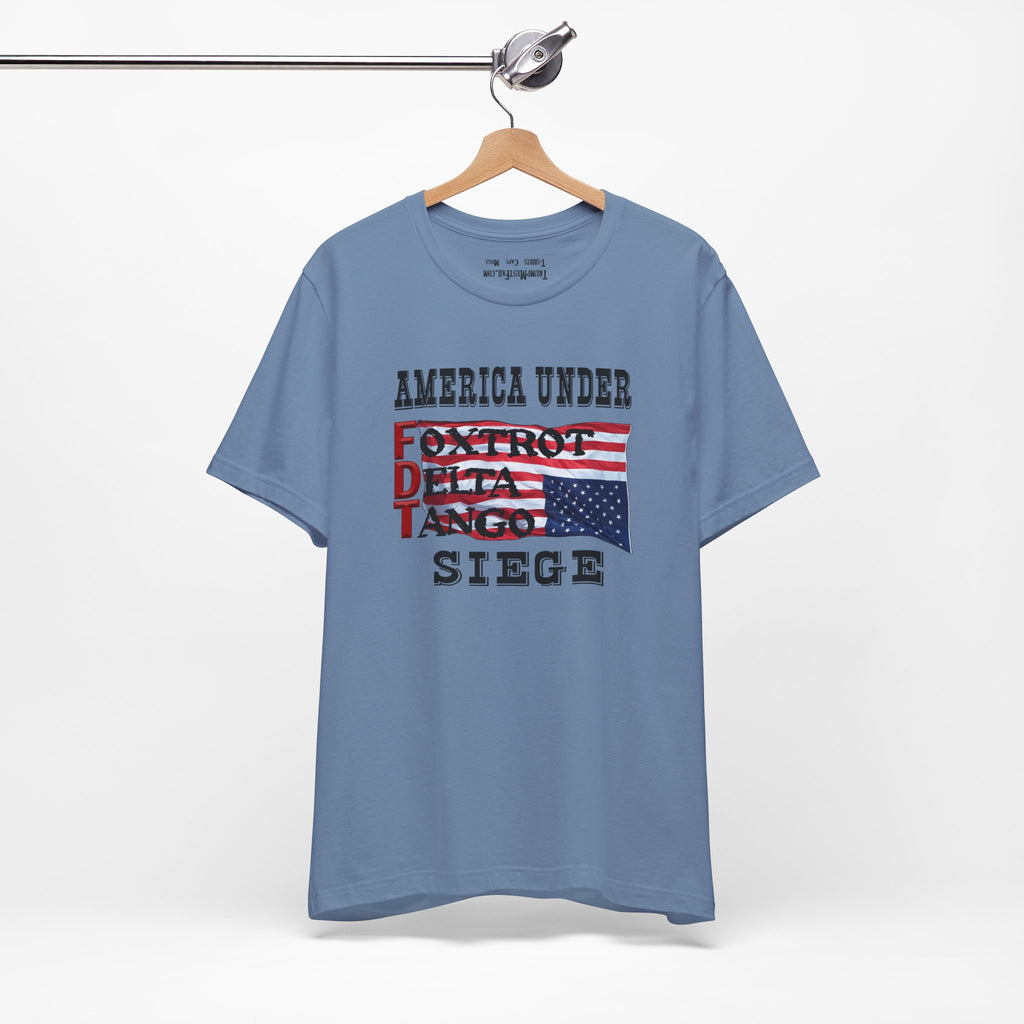 FOXTROT DELTA TANGO 1 T-SHIRT/STEEL BLUE