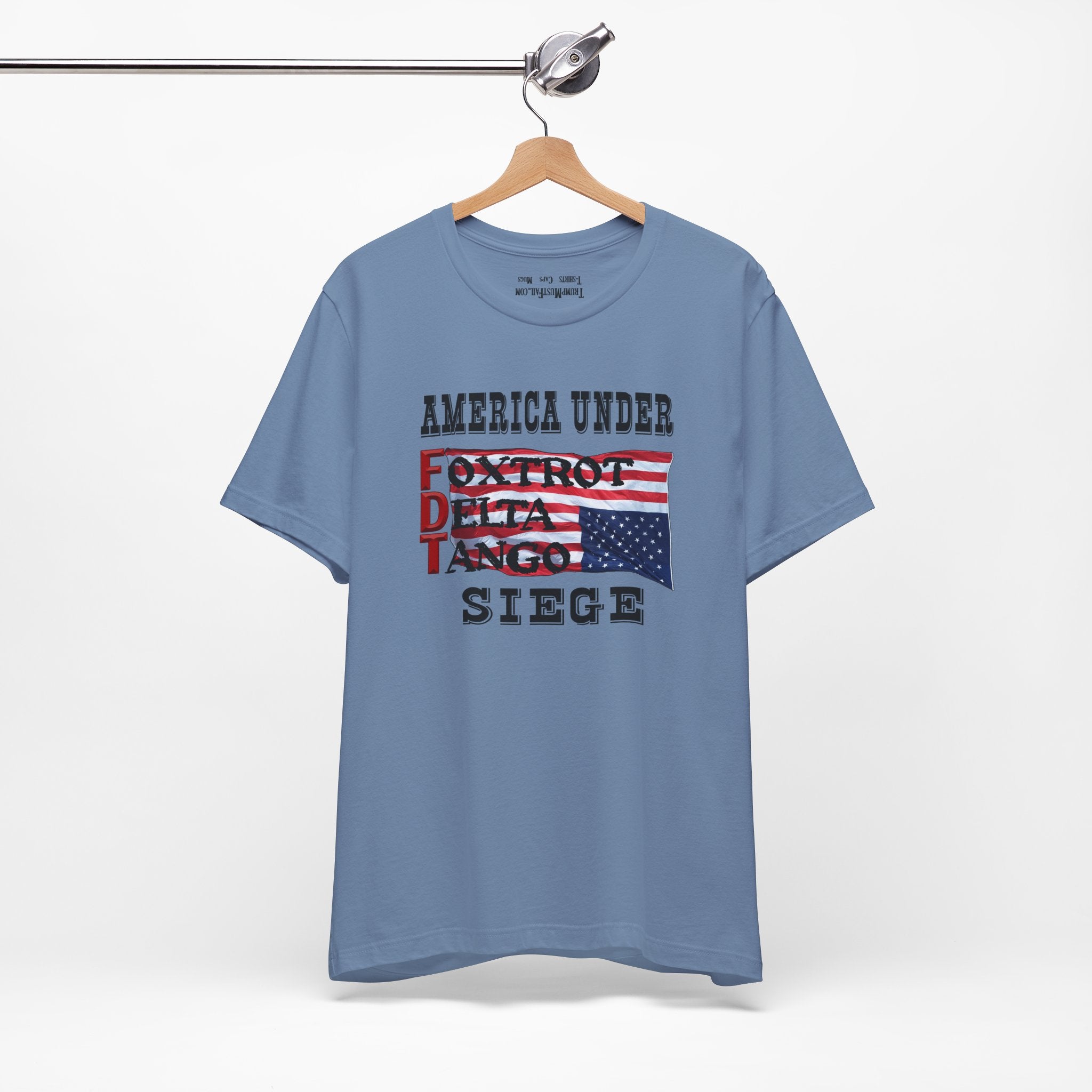 FOXTROT DELTA TANGO 1 T-SHIRT/STEEL BLUE