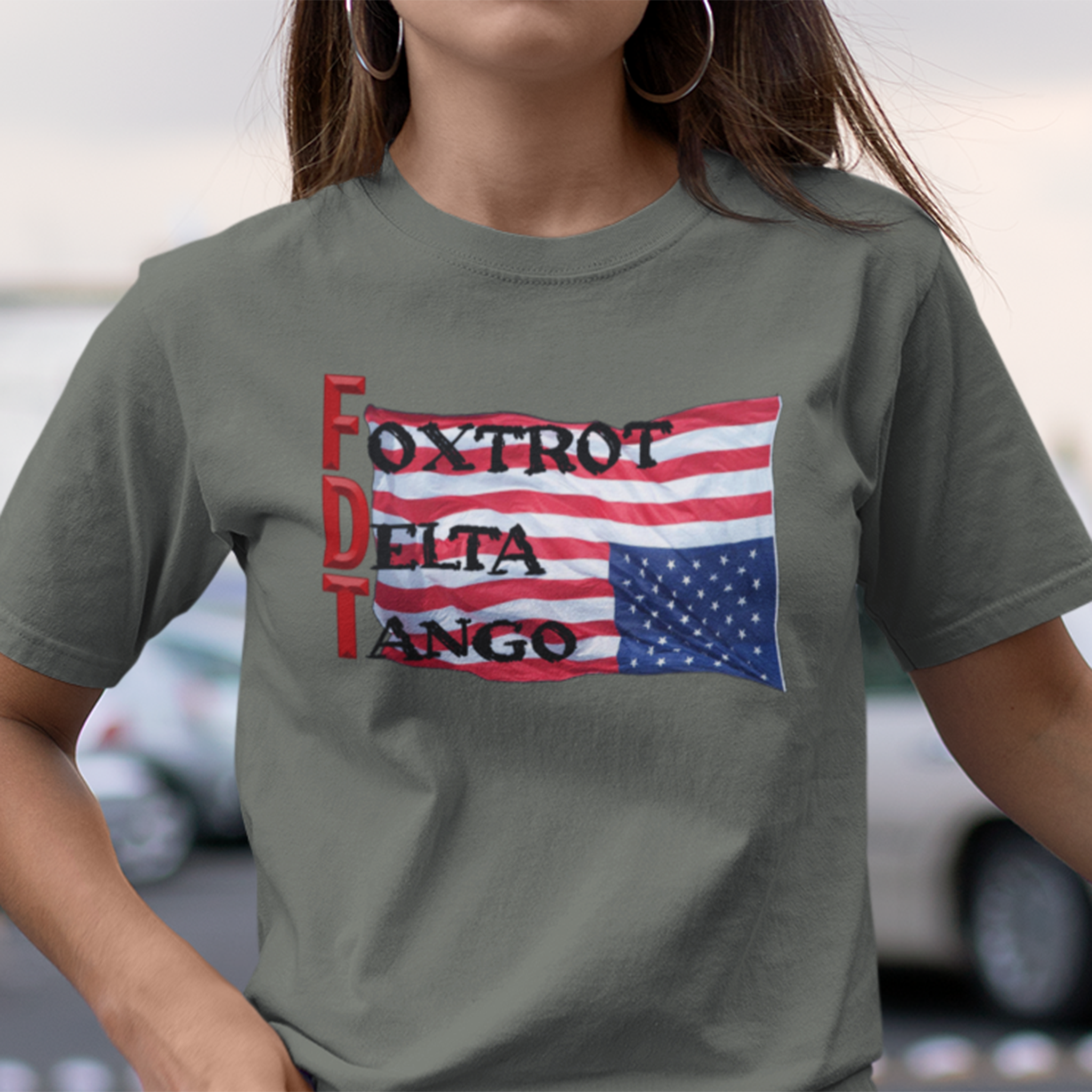 FOXTROT DELTA TANGO 2 T-SHIRT/ARMY
