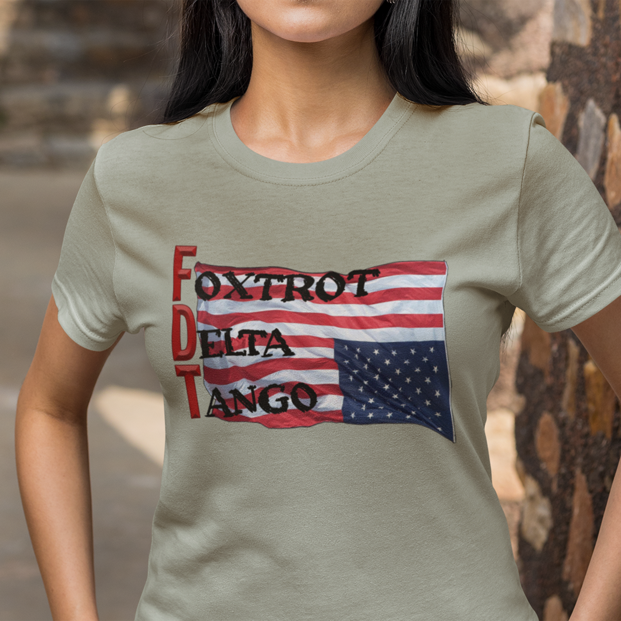 FOXTROT DELTA TANGO 2 T-SHIRT/ATHLETIC HEATHER