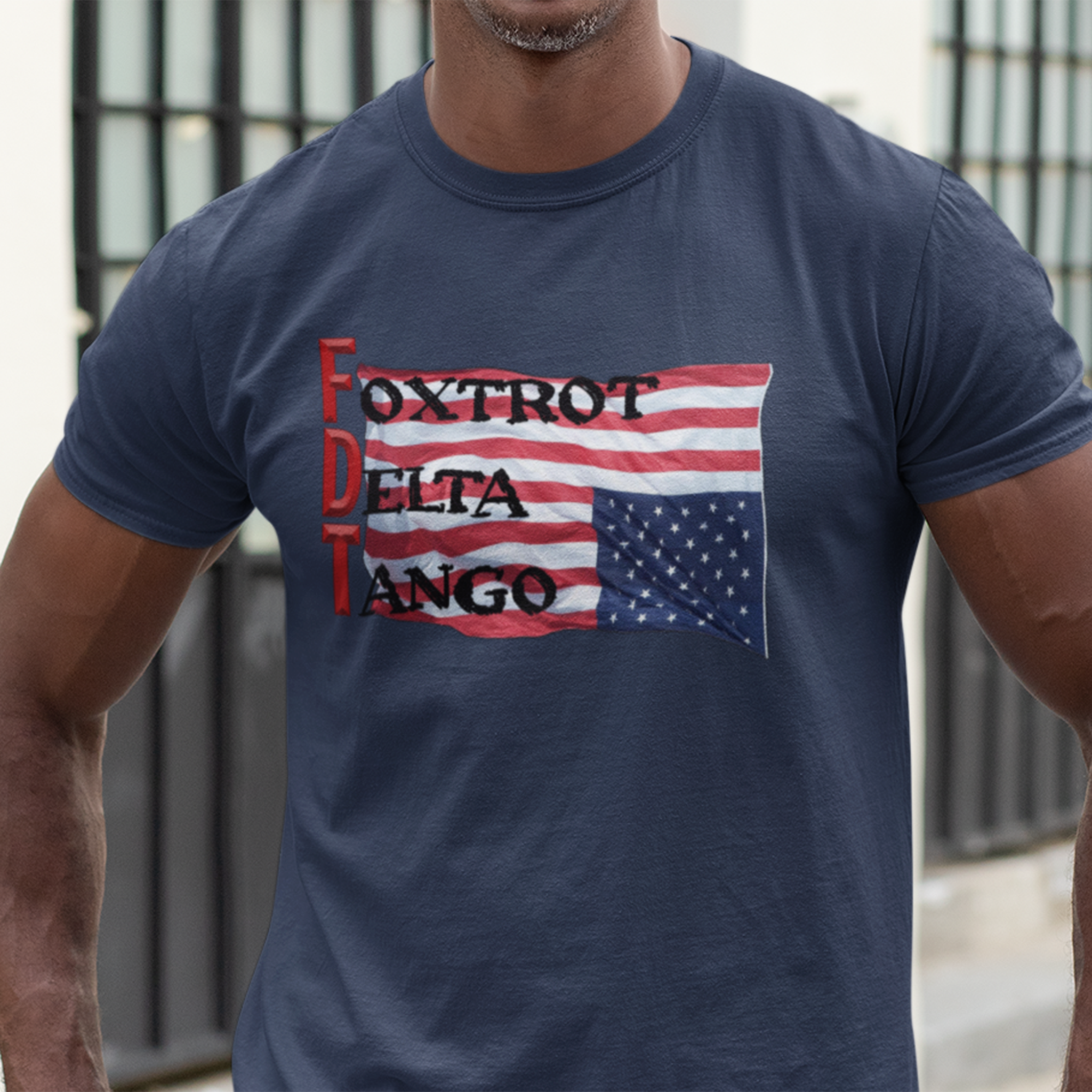 FOXTROT DELTA TANGO 2 T-SHIRT/NAVY