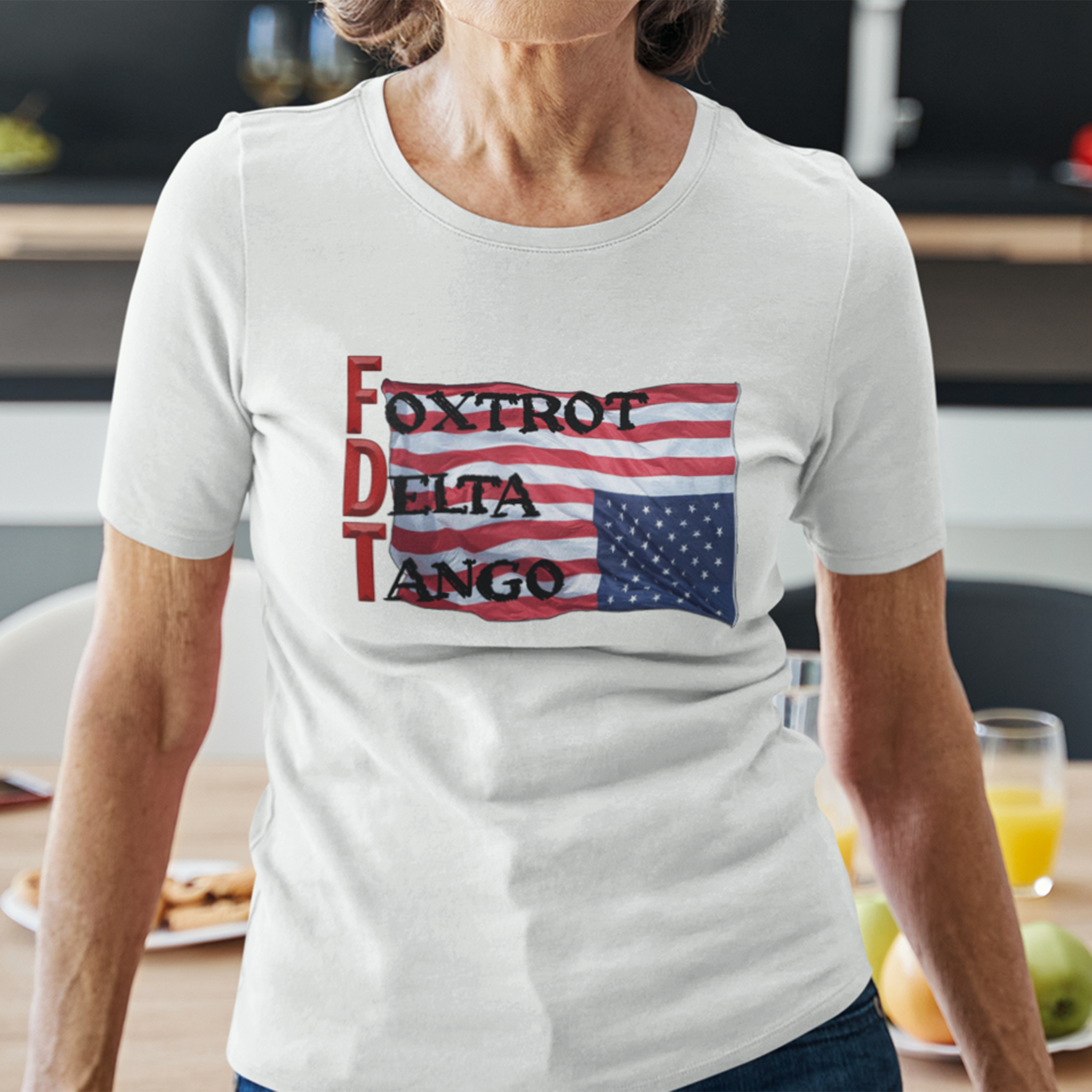 FOXTROT DELTA TANGO 2 T-SHIRT/WHITE