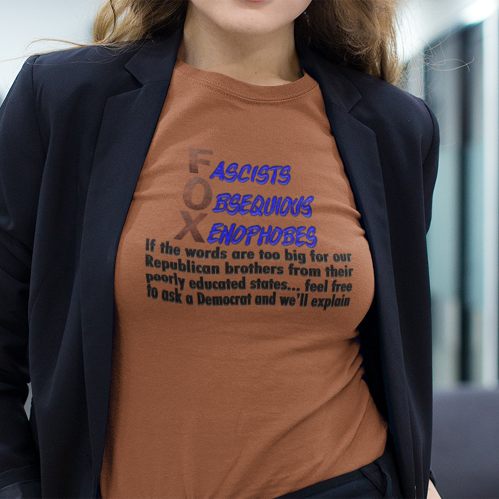 FOX IF THE WORDS T-SHIRT/AUTUMN
