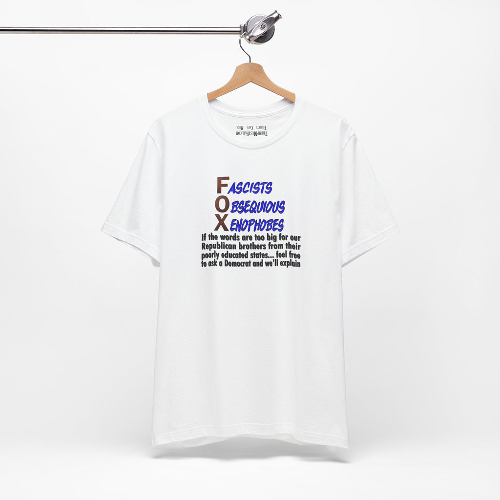 FOX IF THE WORDS T-SHIRT/WHITE
