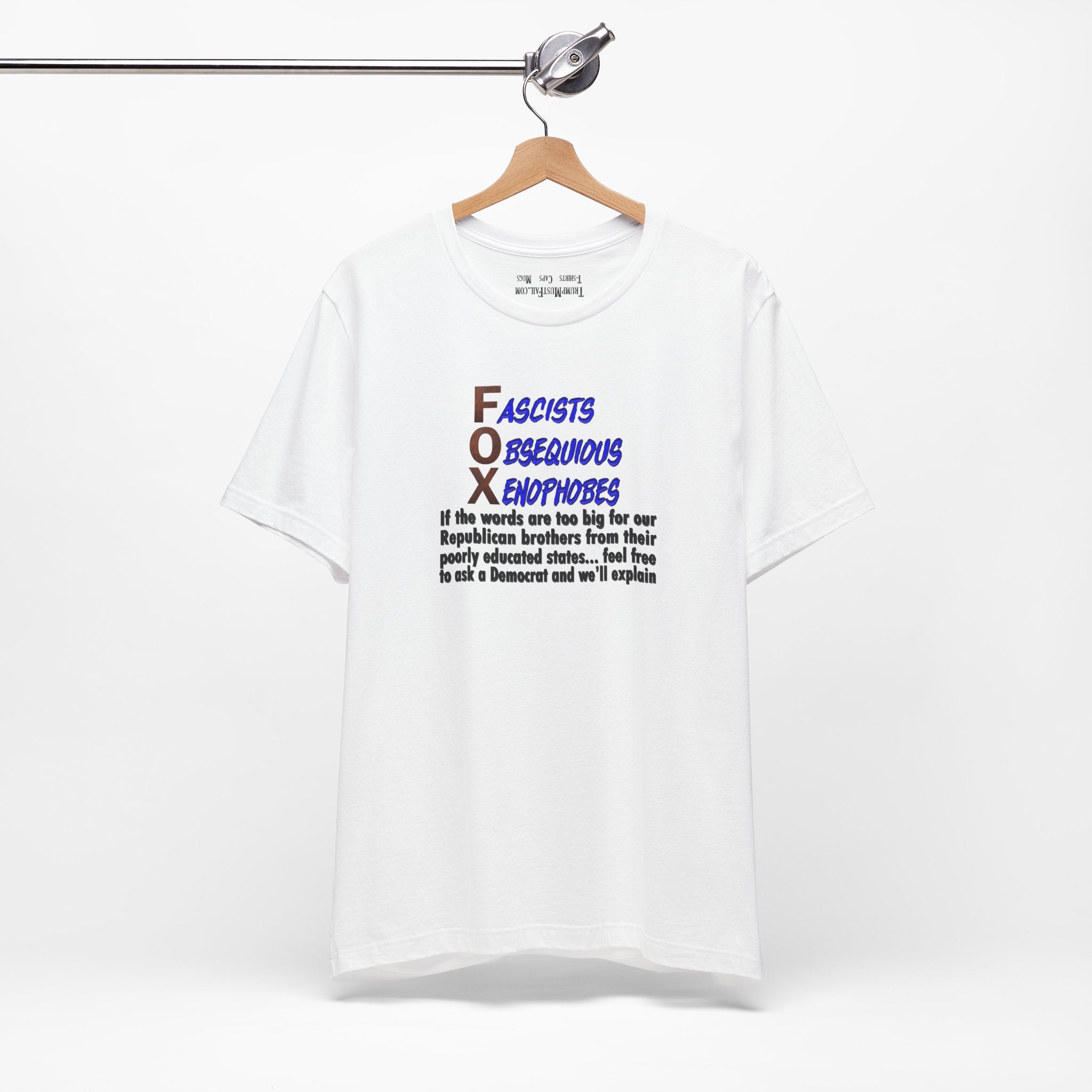 FOX IF THE WORDS T-SHIRT/WHITE