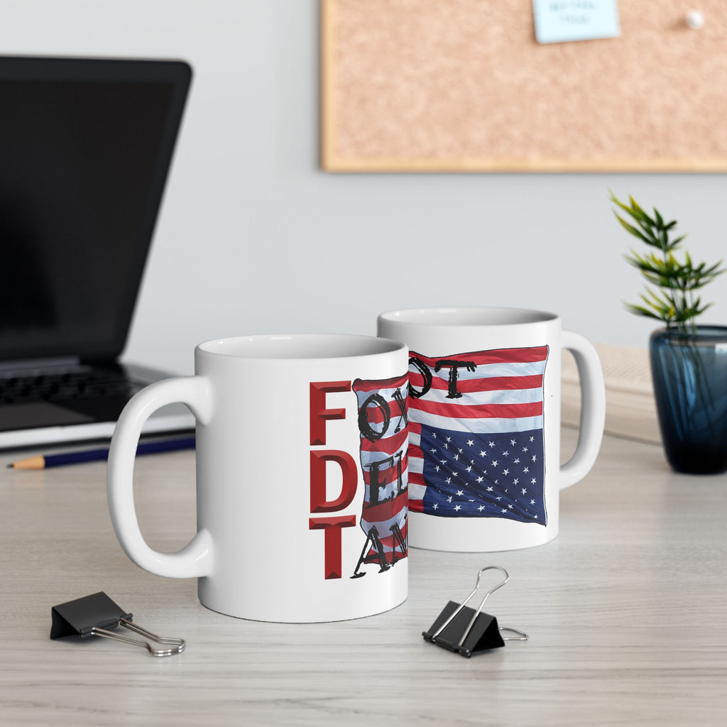 FOX TROT TANGO CERAMIC MUG/WHITE