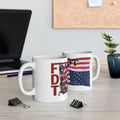 FOX TROT TANGO CERAMIC MUG/WHITE
