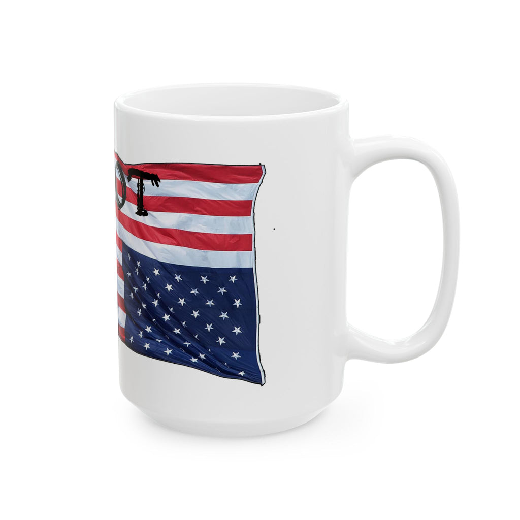 FOX TROT TANGO CERAMIC MUG/WHITE