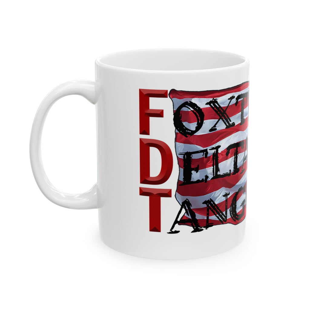 FOX TROT TANGO CERAMIC MUG/WHITE