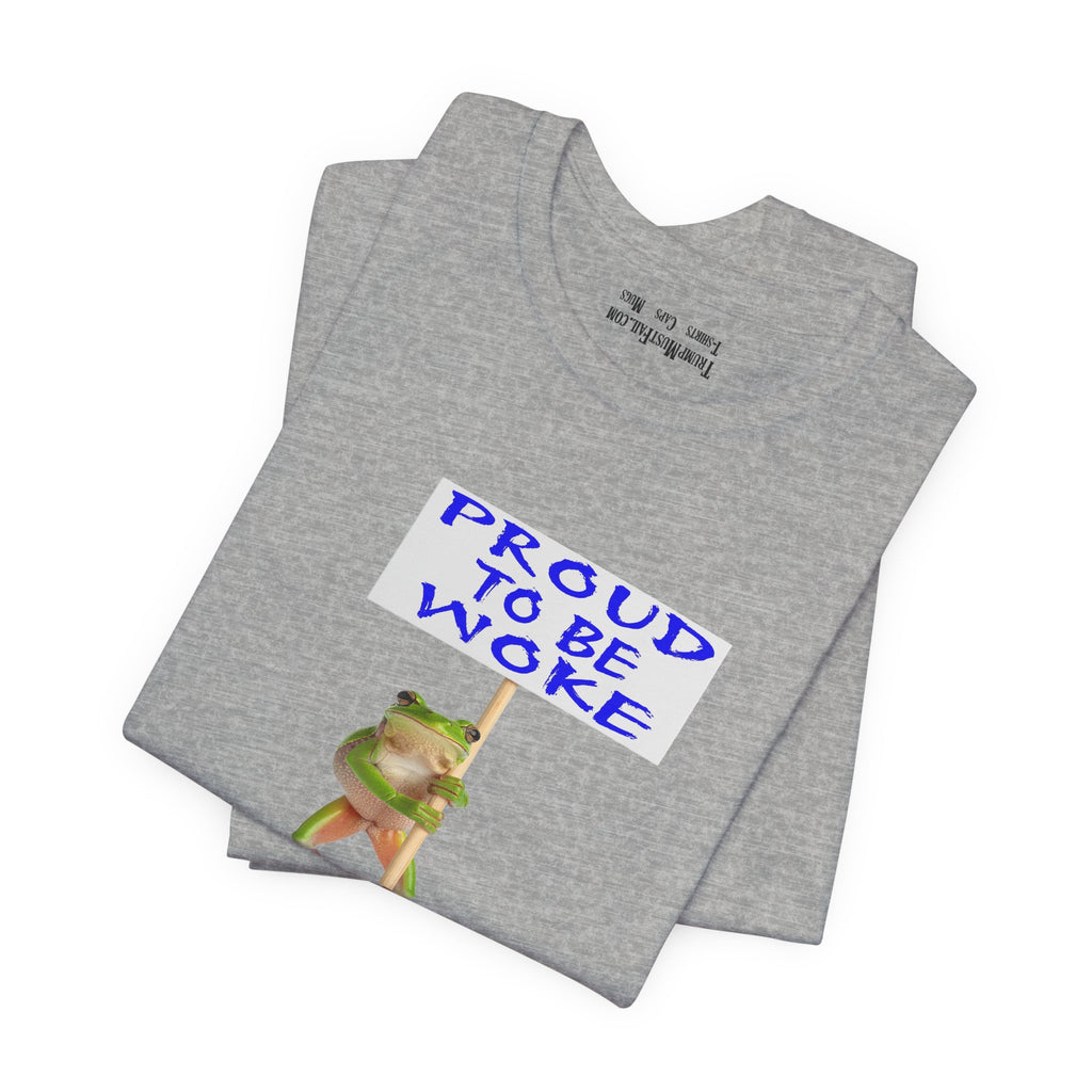 FROG PROUD TO BE WOKE T-SHIRT/ATHLETIC HEATHER