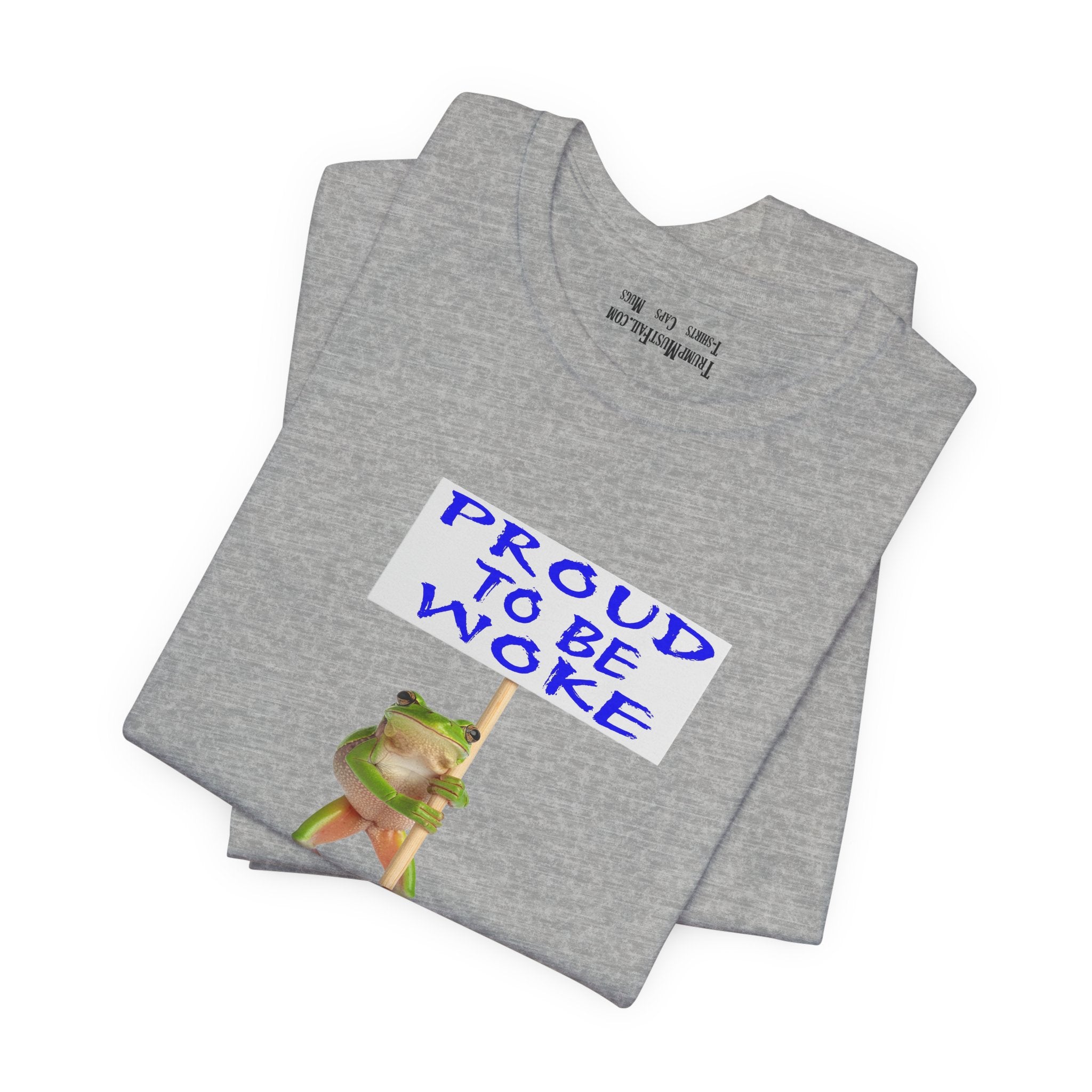 FROG PROUD TO BE WOKE T-SHIRT/ATHLETIC HEATHER