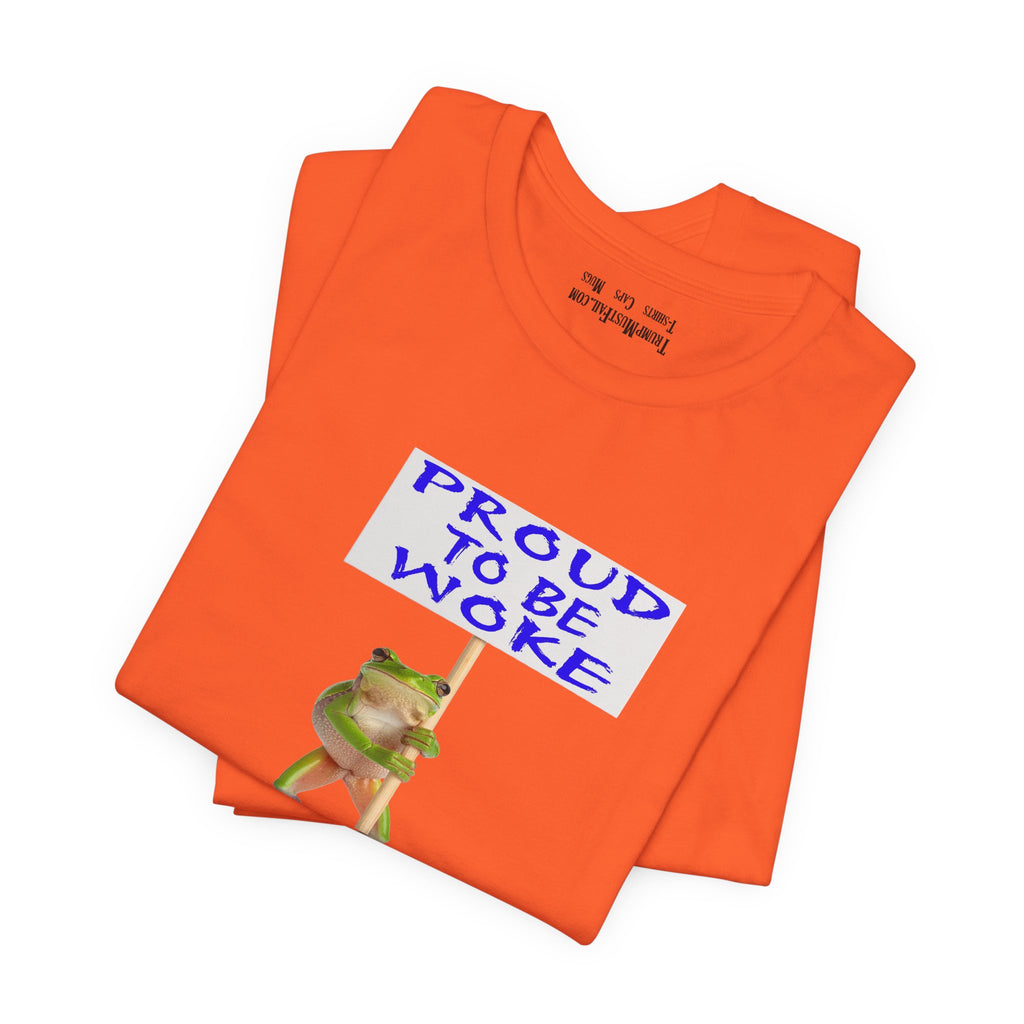 FROG PROUD TO BE WOKE T-SHIRT/ORANGE