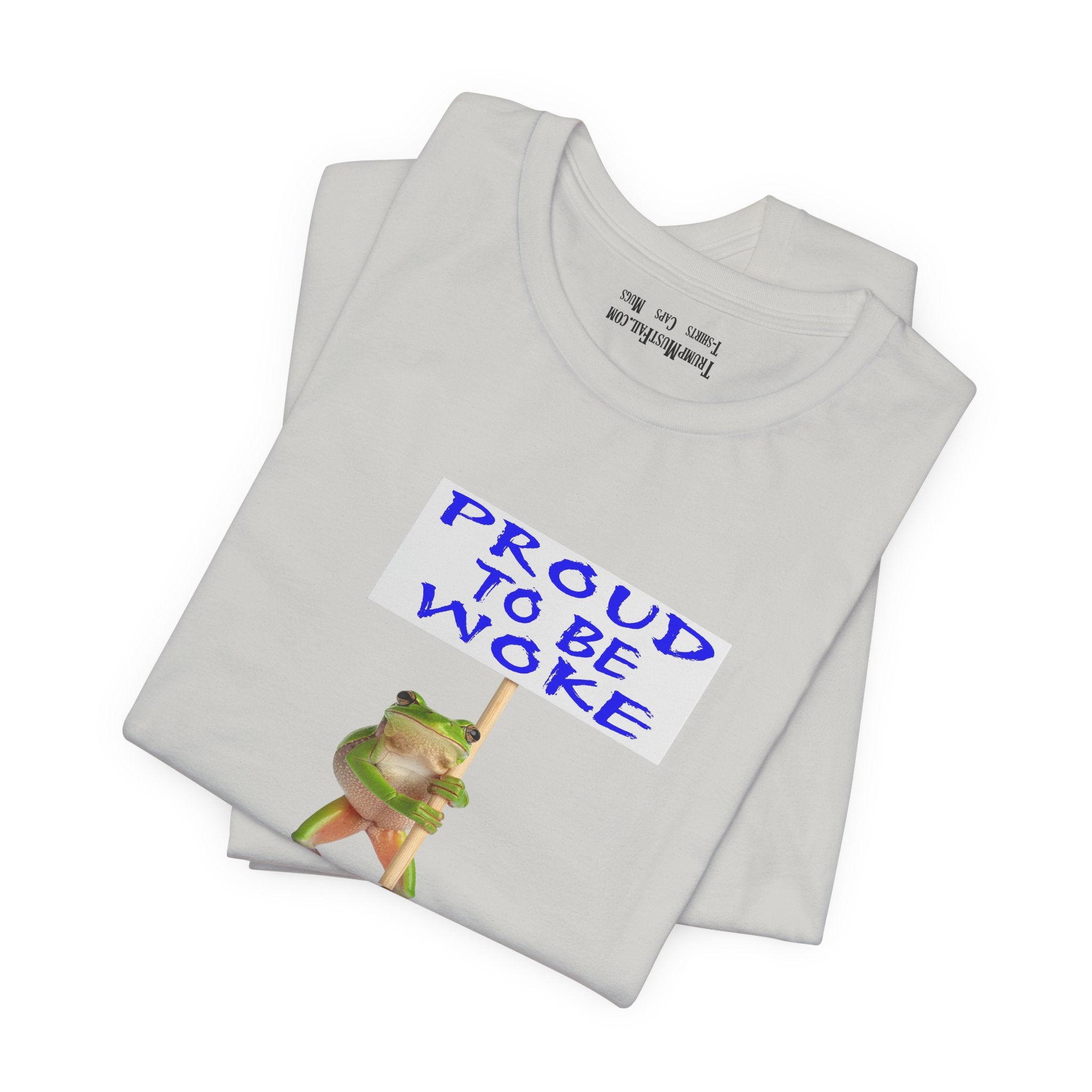 FROG PROUD TO BE WOKE T-SHIRT/SILVER