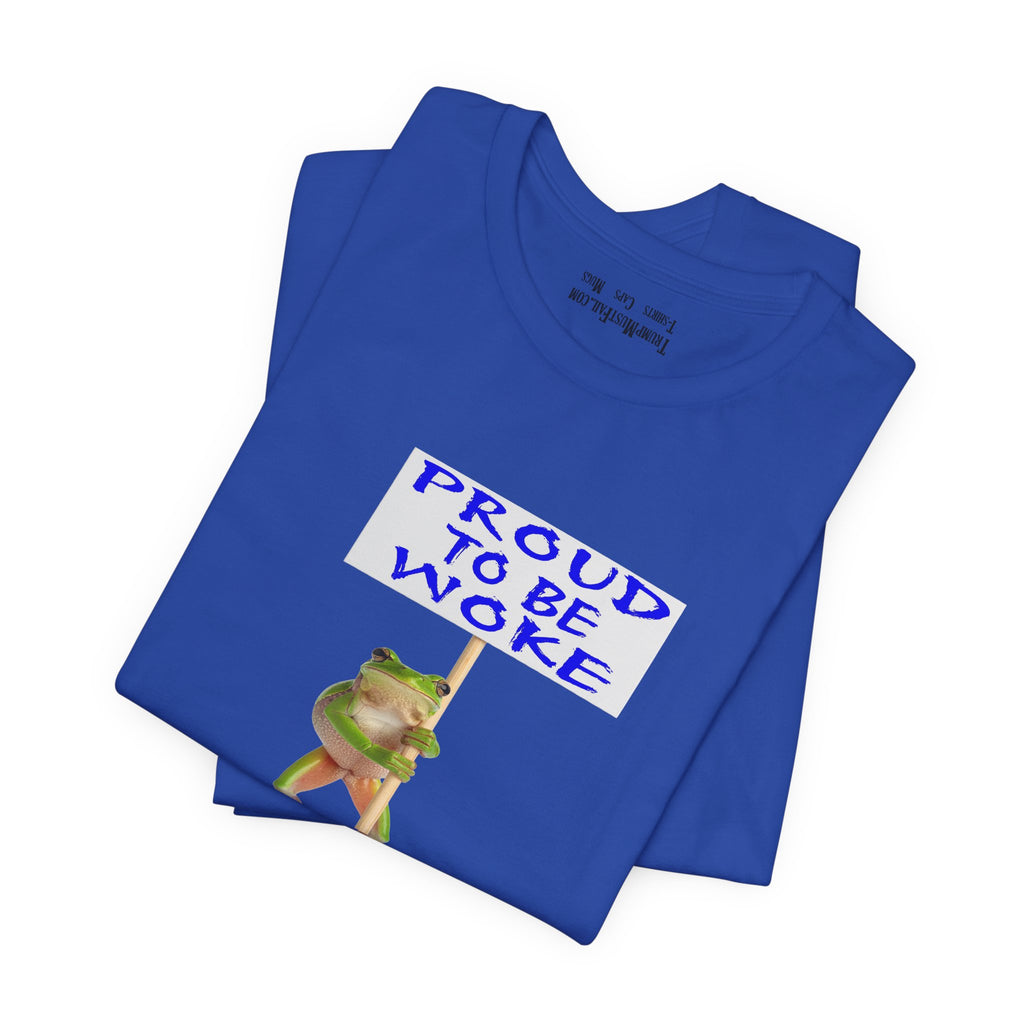 FROG PROUD TO BE WOKE T-SHIRT/TRUE ROYAL