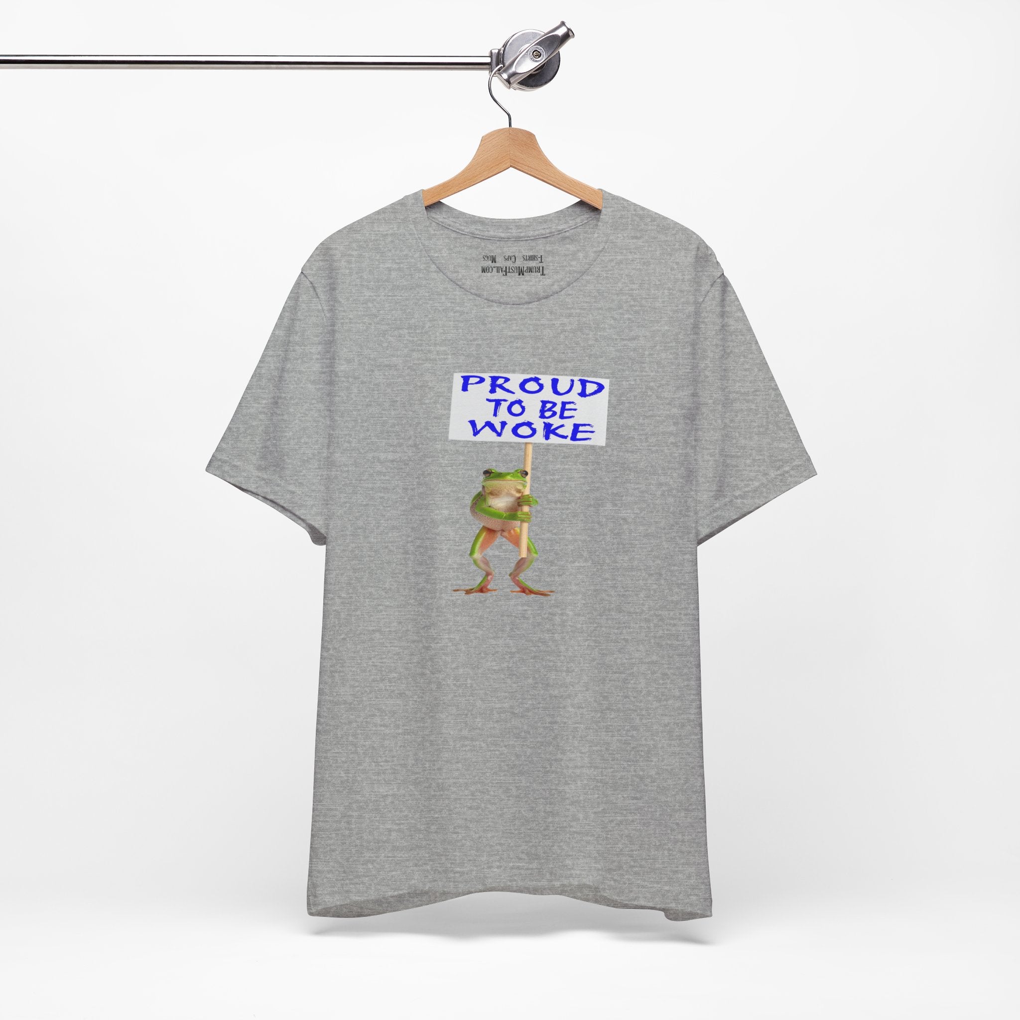 FROG PROUD TO BE WOKE T-SHIRT/ATHLETIC HEATHER