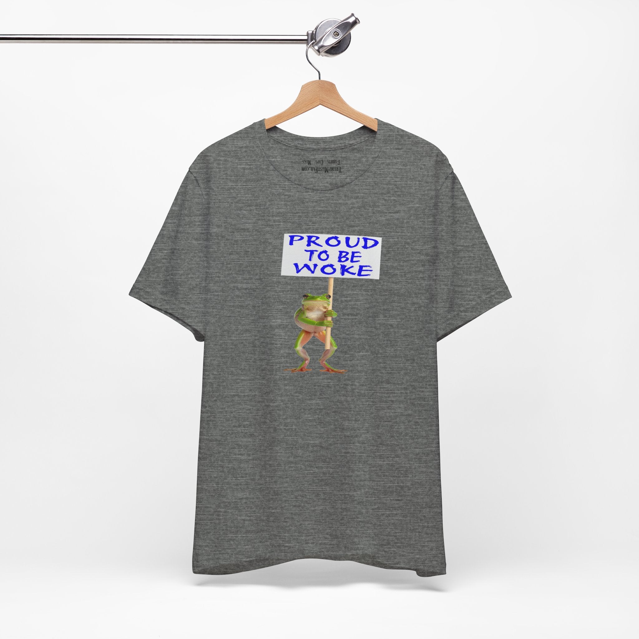 FROG PROUD TO BE WOKE T-SHIRT/DEEP HEATHER