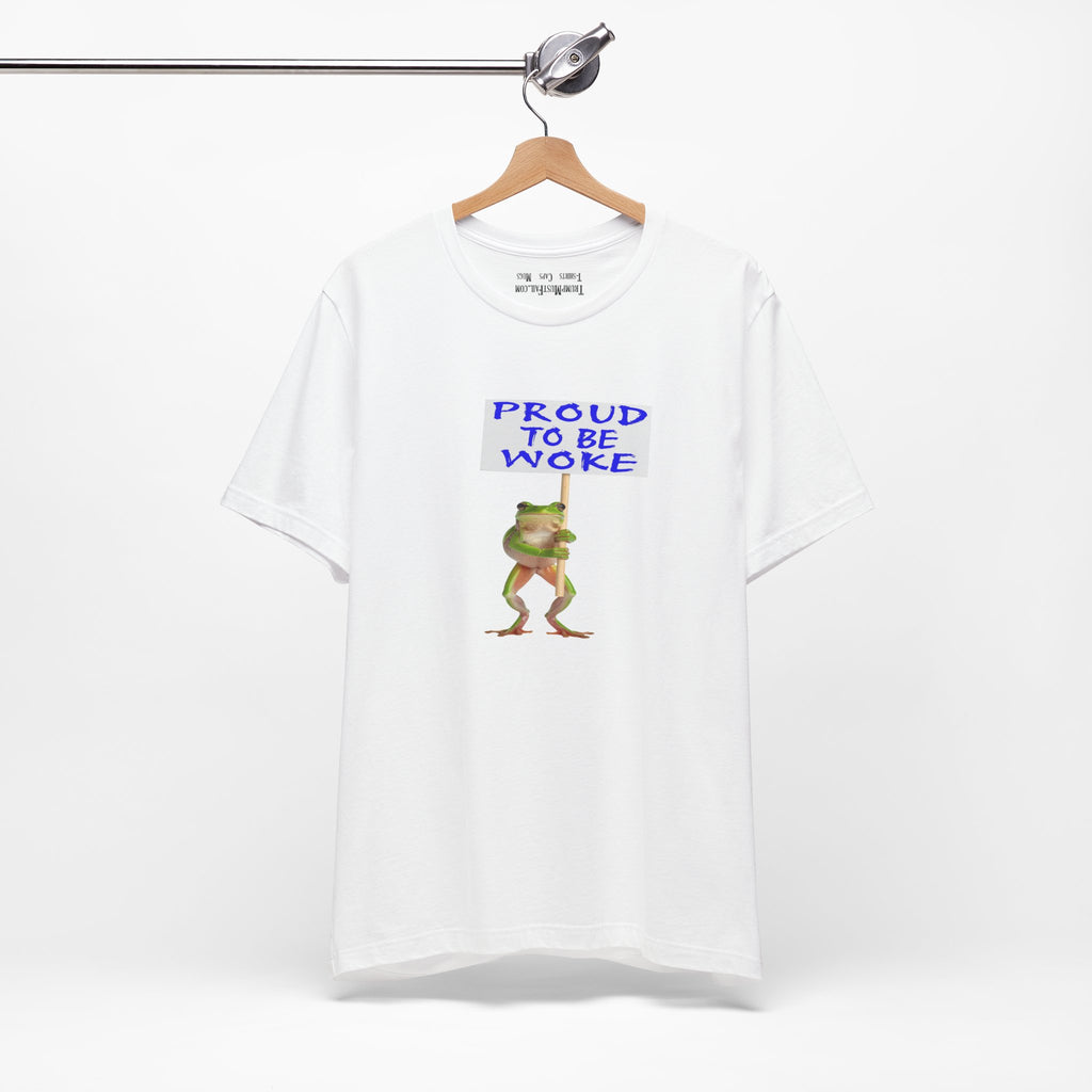 FROG PROUD TO BE WOKE T-SHIRT/WHITE