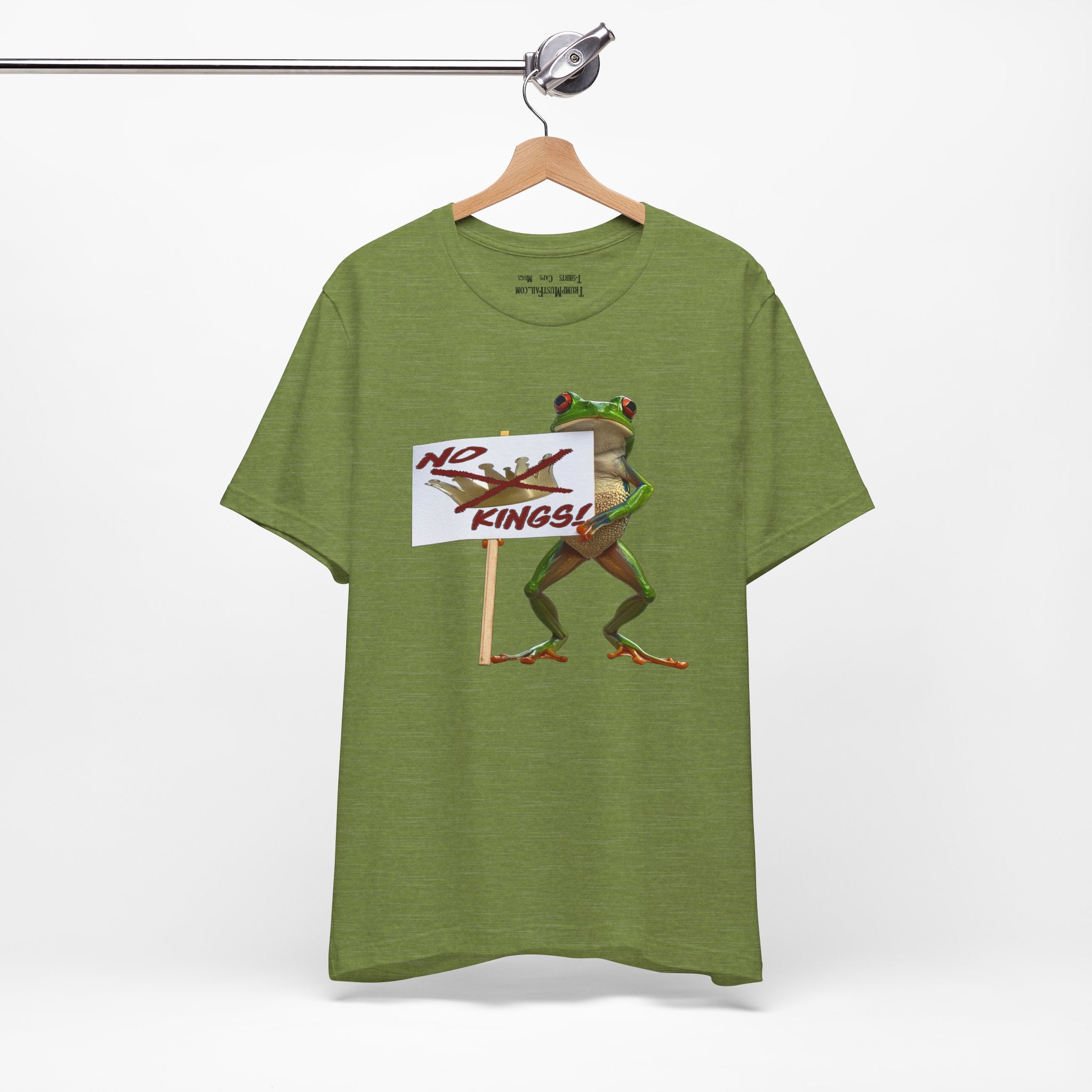 No Kings! Frog -  Political Statement T-Shirt