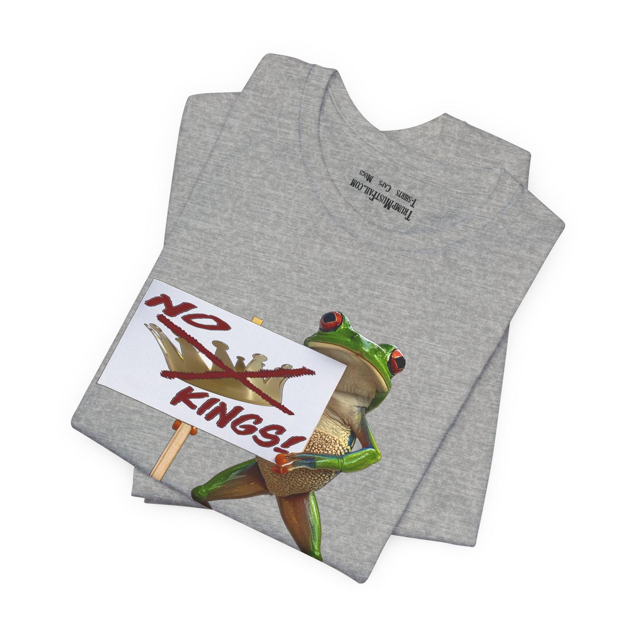 FROGS NO KINGS T-SHIRT/ATHLETIC HEATHER 