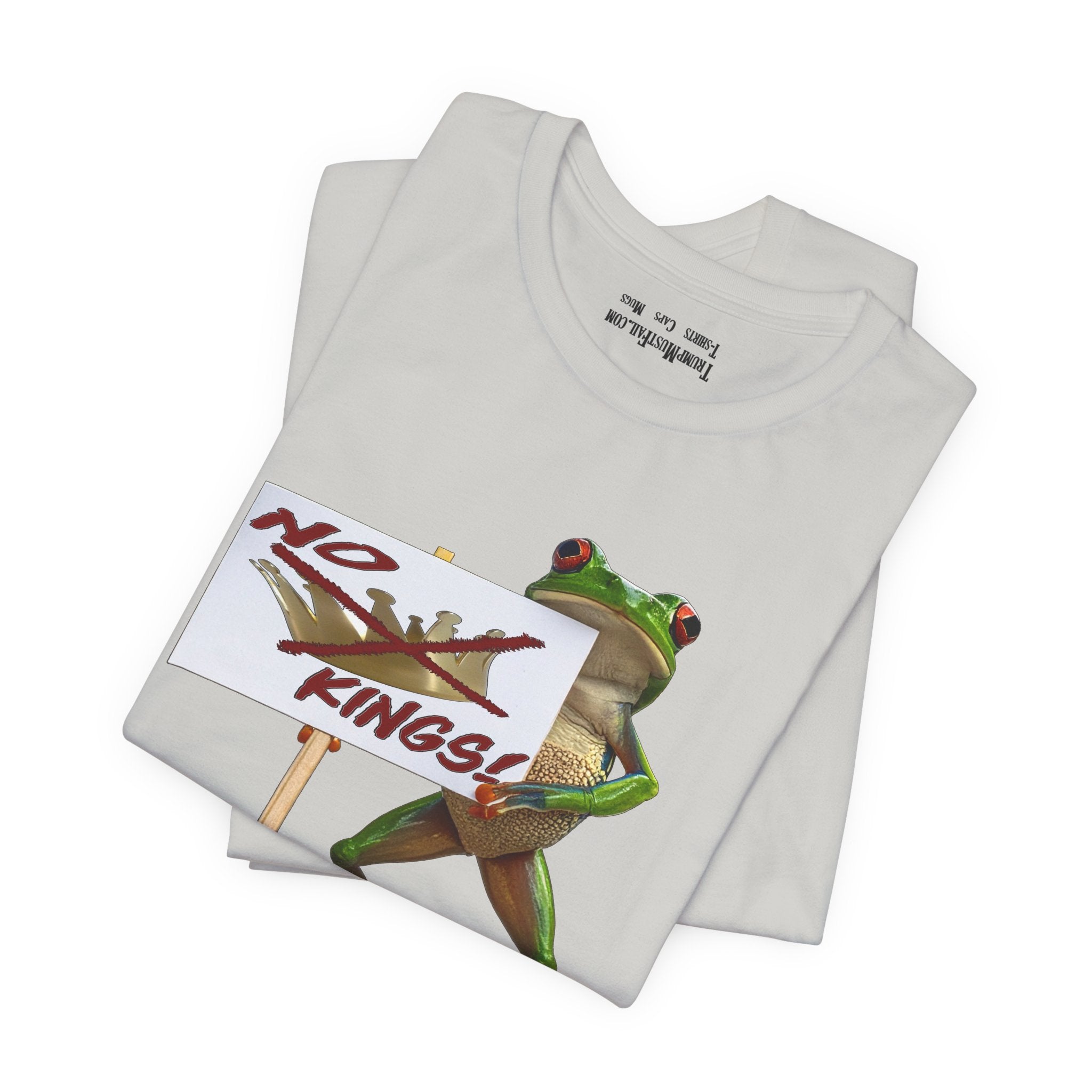 FROGS NO KINGS T-SHIRT/SILVER