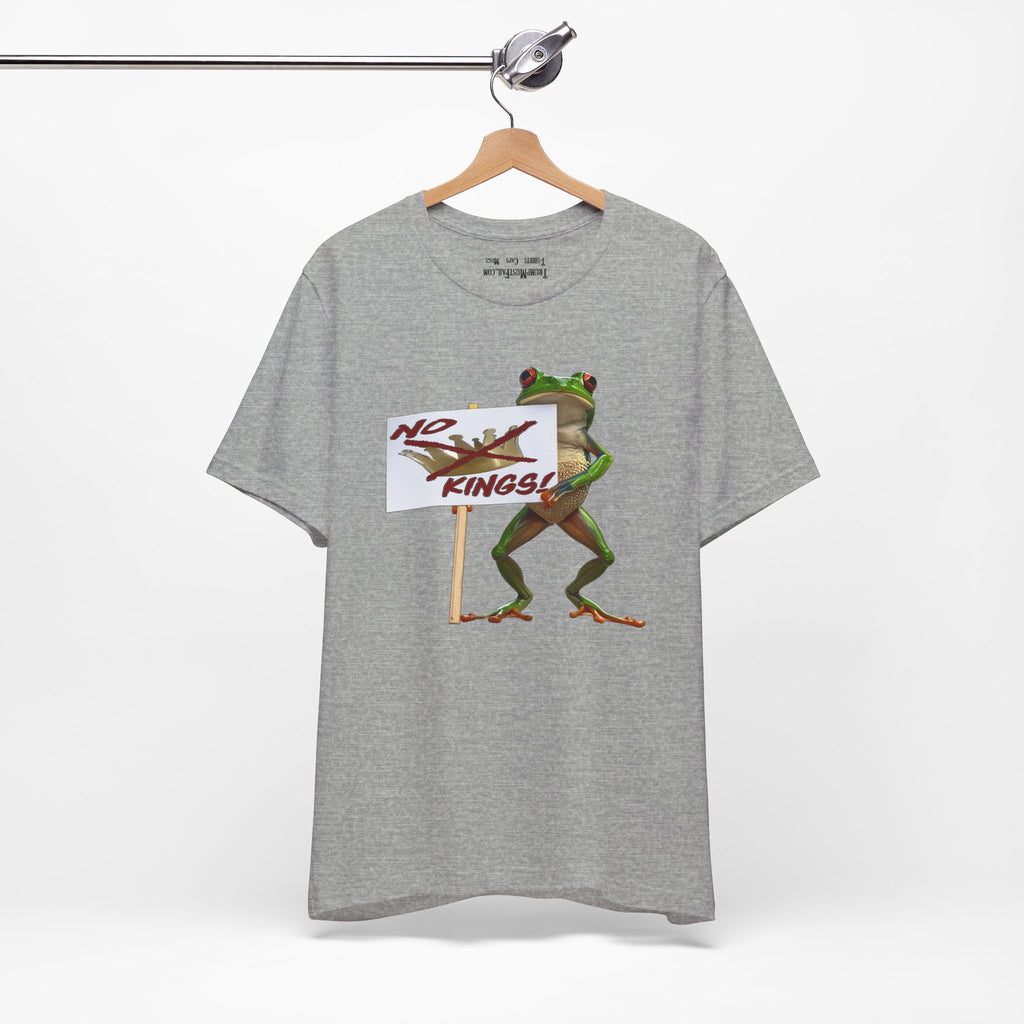 FROGS NO KINGS T-SHIRT/ATHLETIC HEATHER 