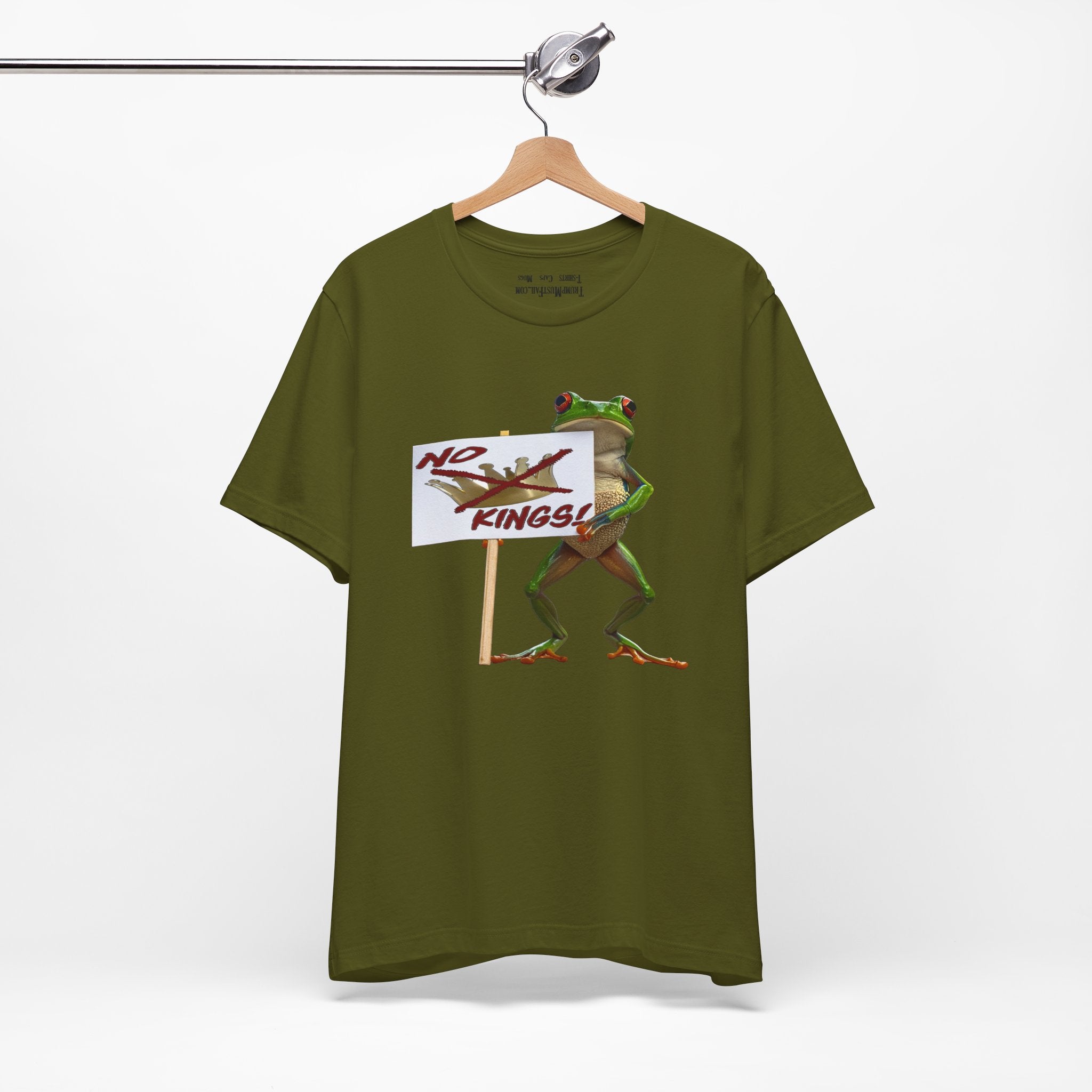 FROGS NO KINGS T-SHIRT/OLIVE
