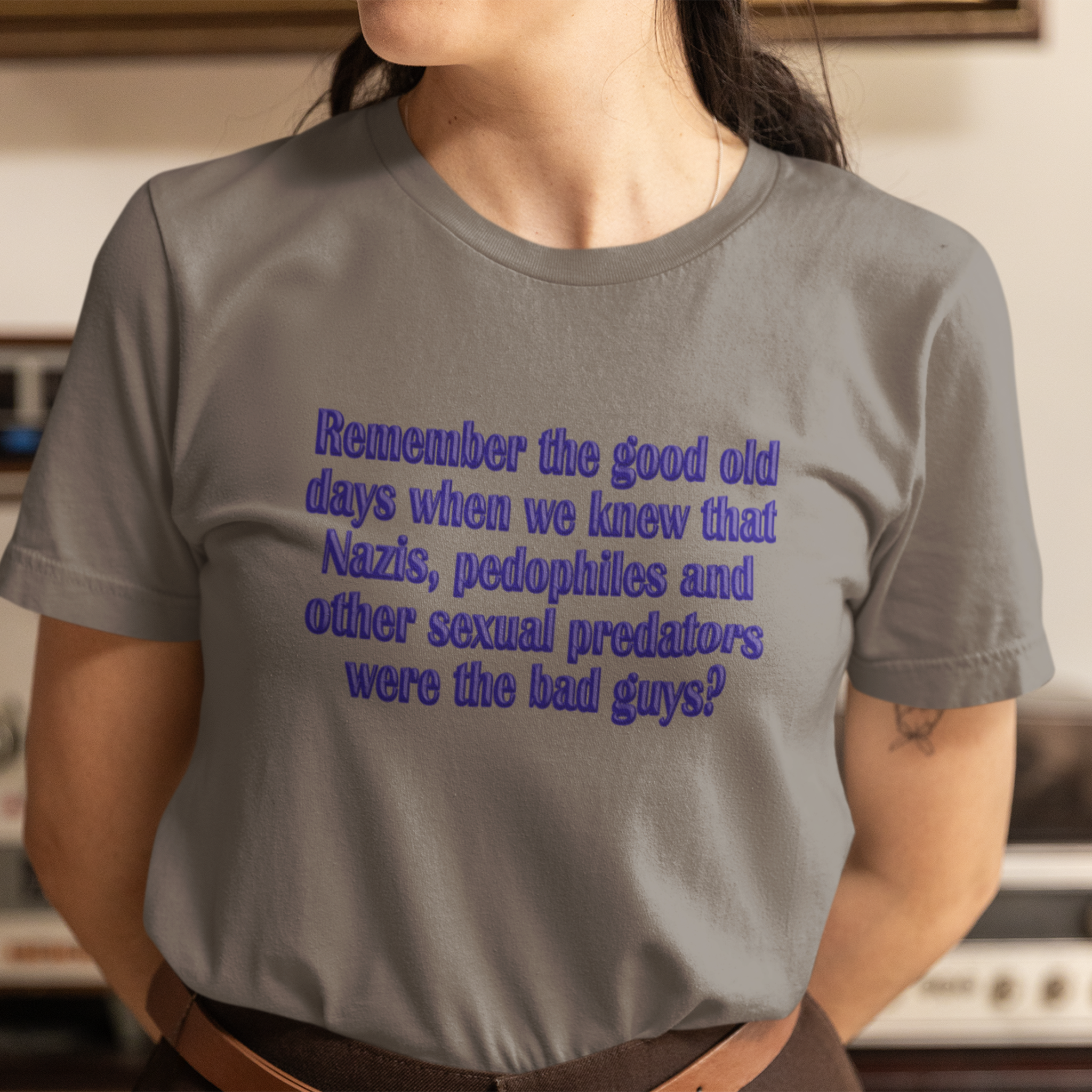 GOOD OLD DAYS T-SHIRT/ASPHALT