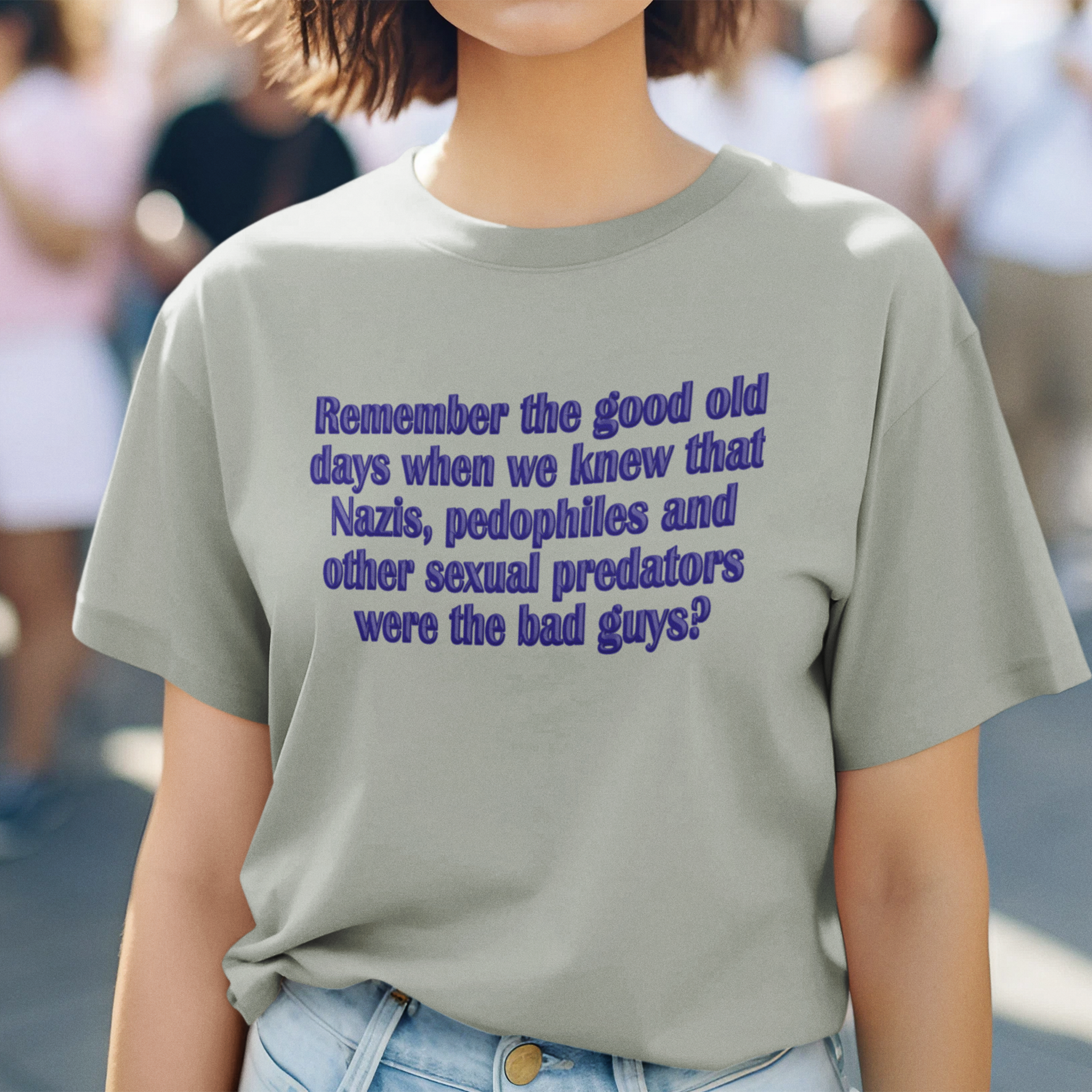 GOOD OLD DAYS T-SHIRT/ATHLETIC HEATHER 