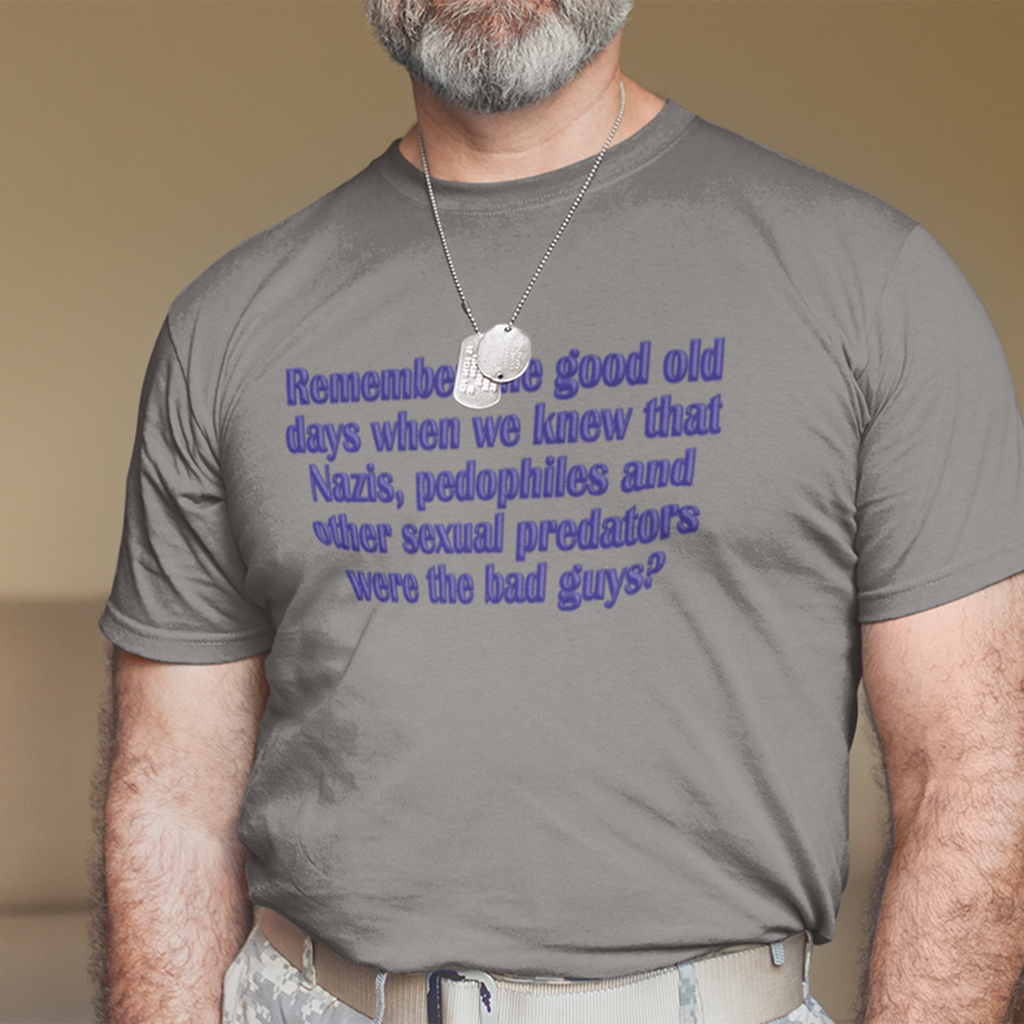 GOOD OLD DAYS T-SHIRT/DEEP HEATHER